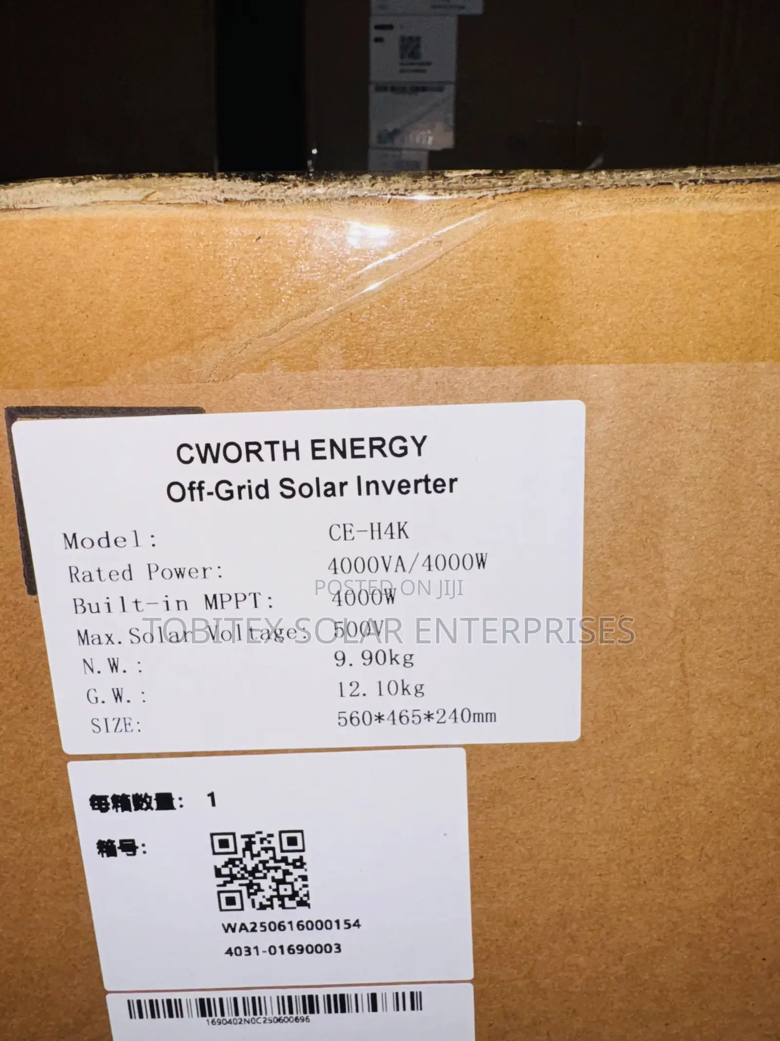 Cworth Inverter Hybrid Power 4kva System