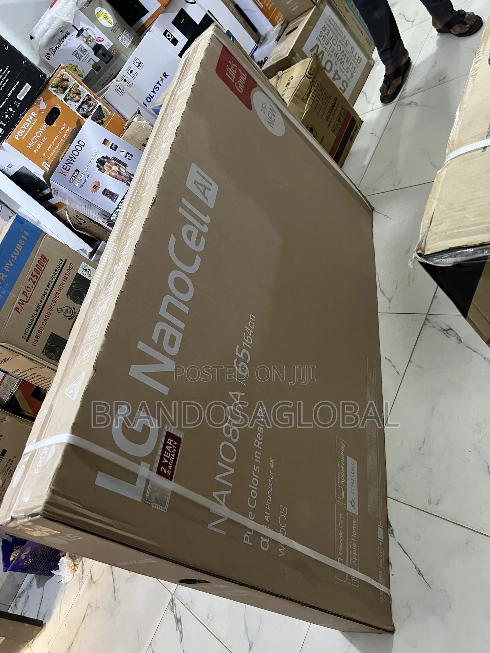 Lg 65 Inch Nanocell Tv Nano80a6a Smart Uhd Display