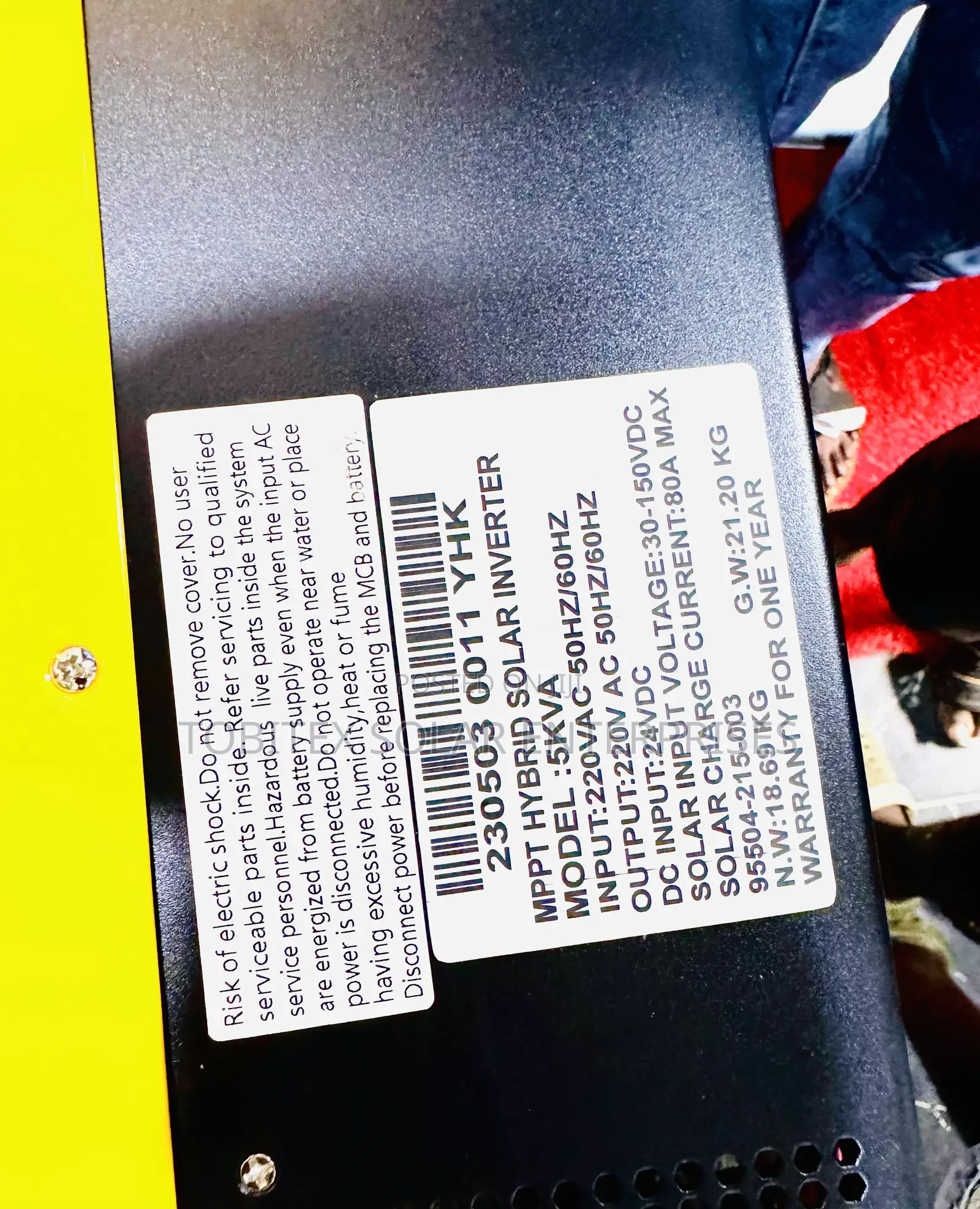 Yohako Hybrid Inverter 5kva 24v Promo
