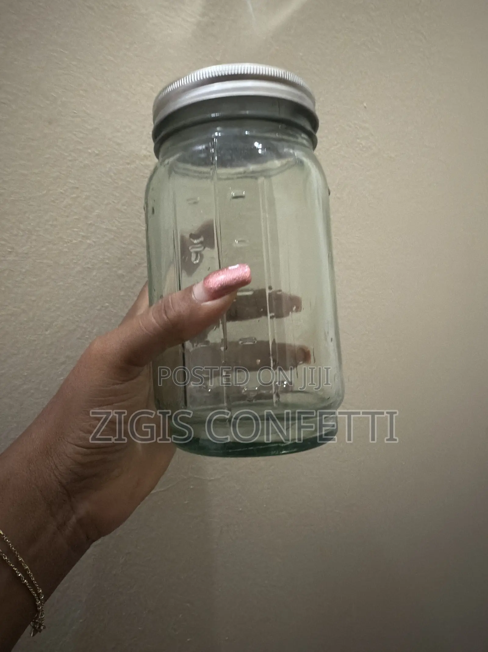 Wide Mouth Large Mason Jar 1 Litre