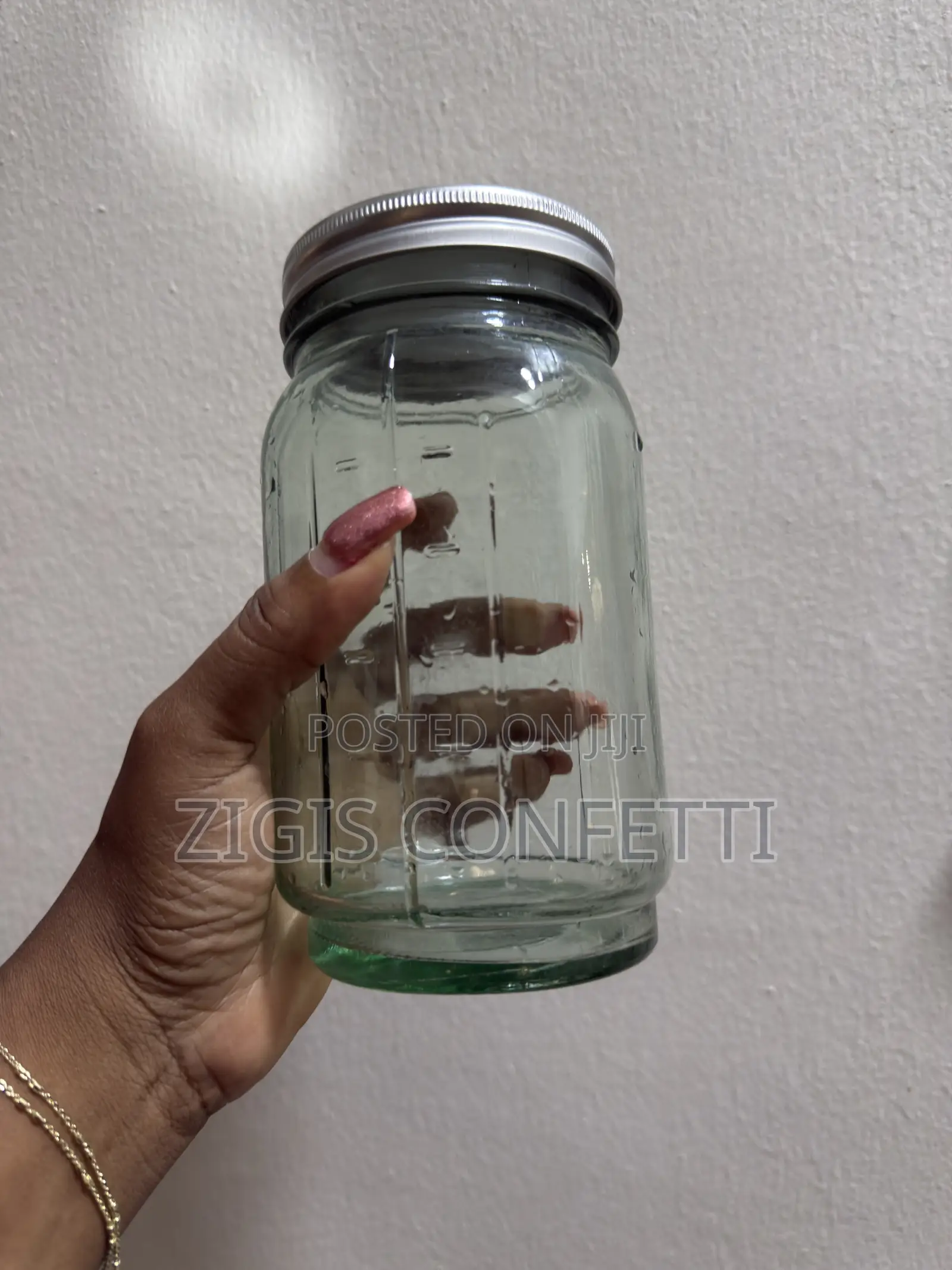 Wide Mouth Large Mason Jar 1 Litre