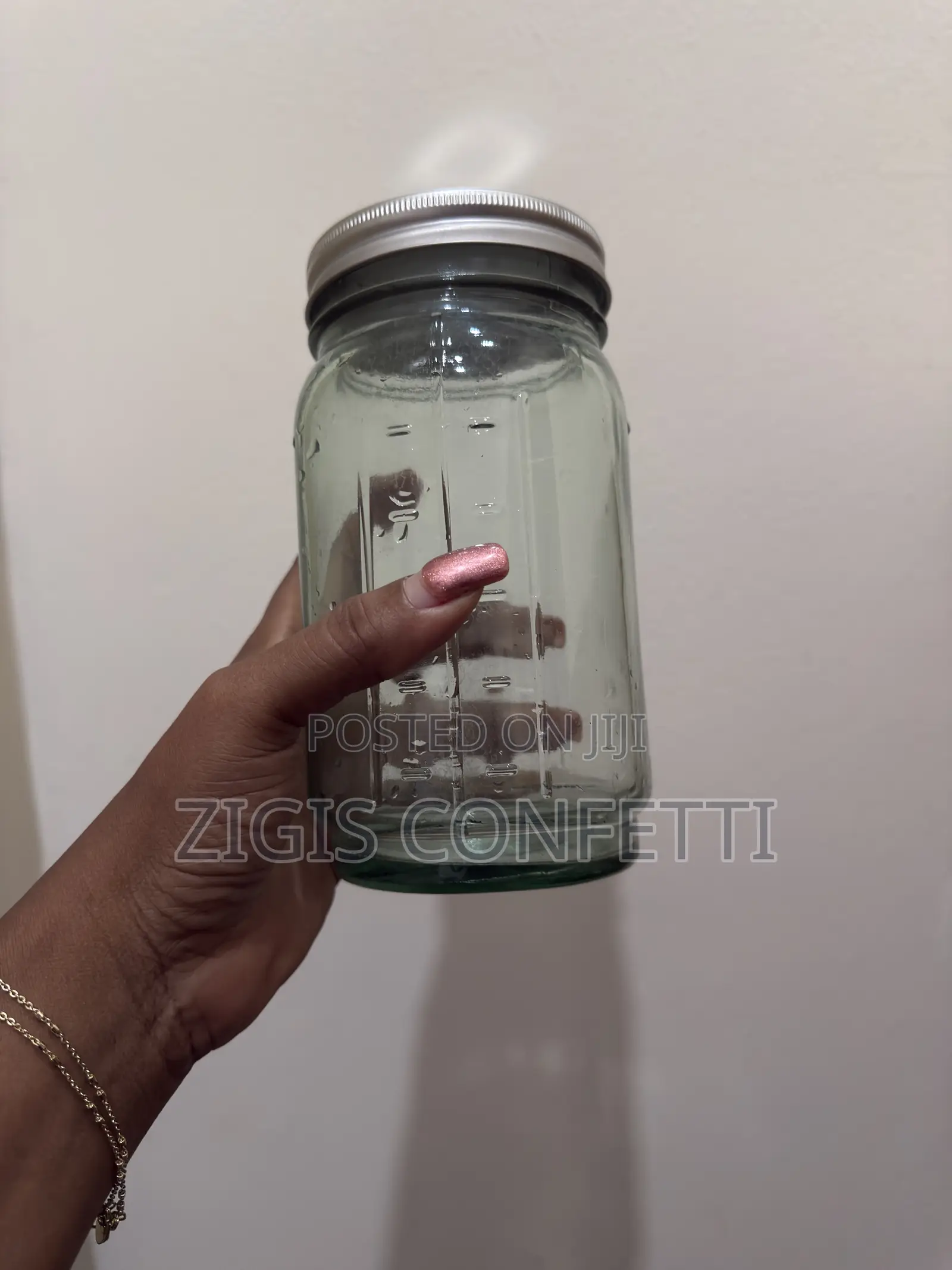 Wide Mouth Large Mason Jar 1 Litre