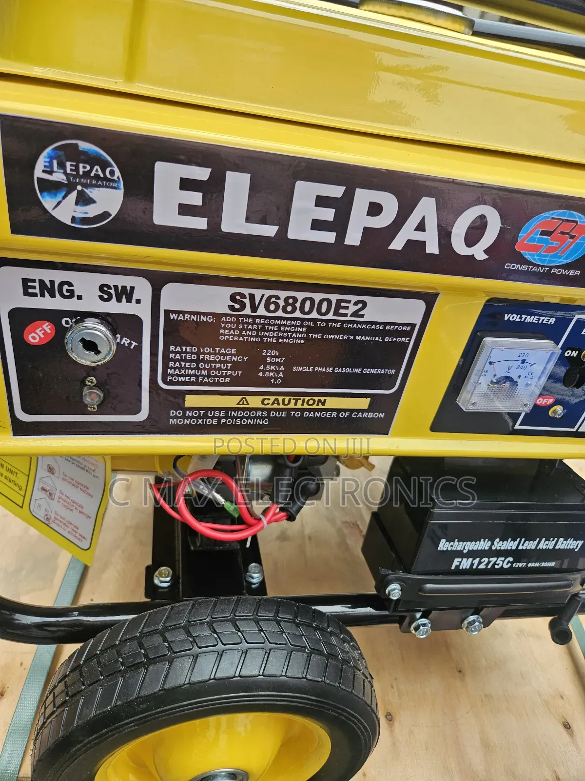 Elepaq 4.5kva Petorl Generator Key 100%Copper Wire
