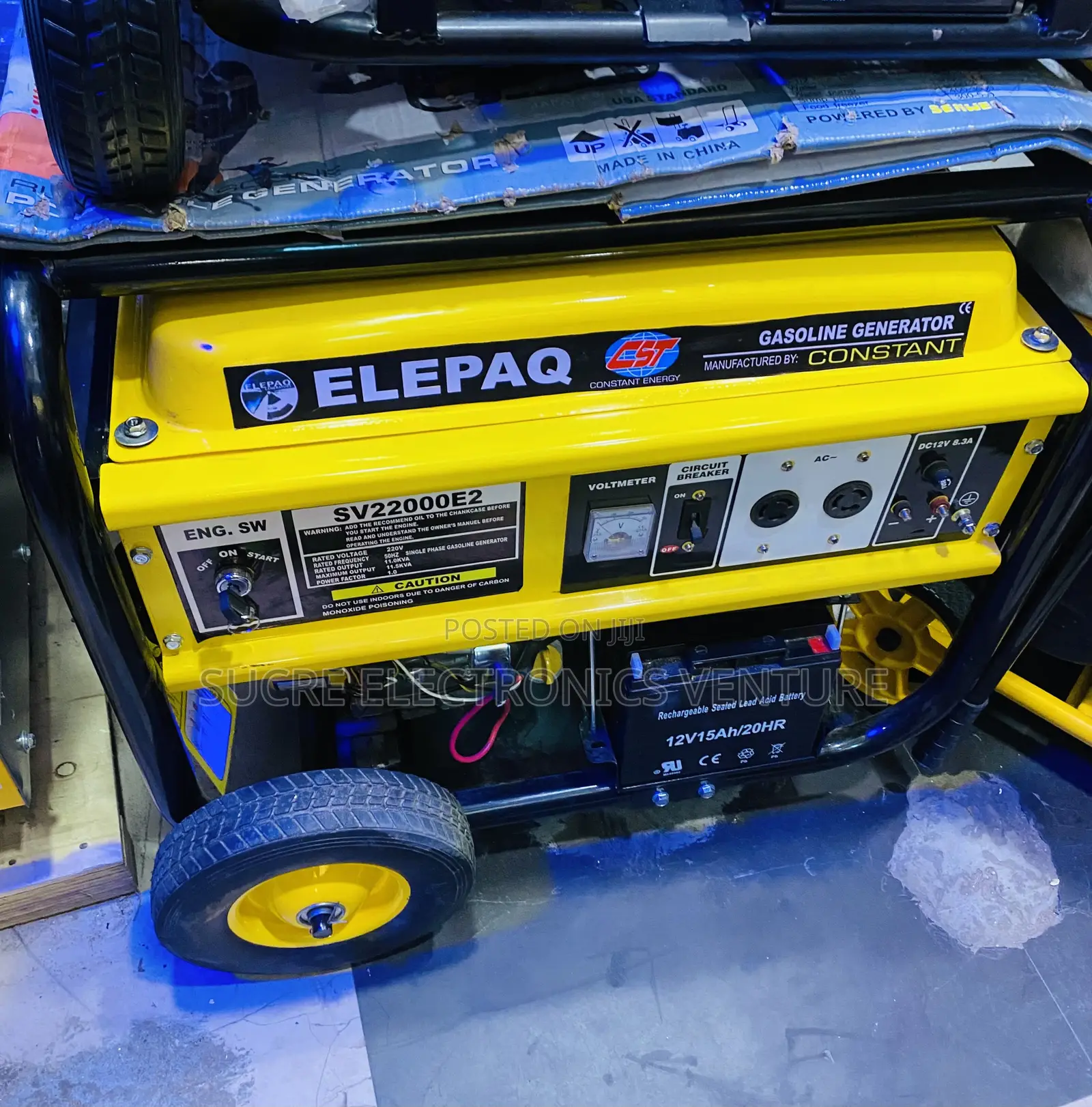 Original Complete 10kva Elepaq Generator (Key Start With Battery)