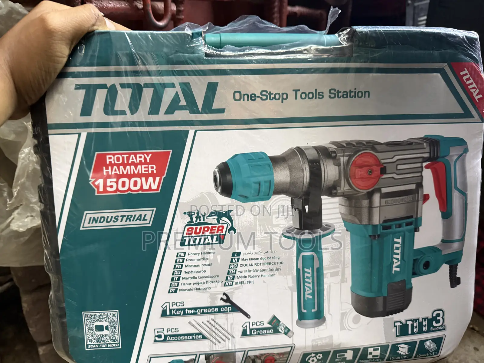 Total Electric Hammer Machine 1500w