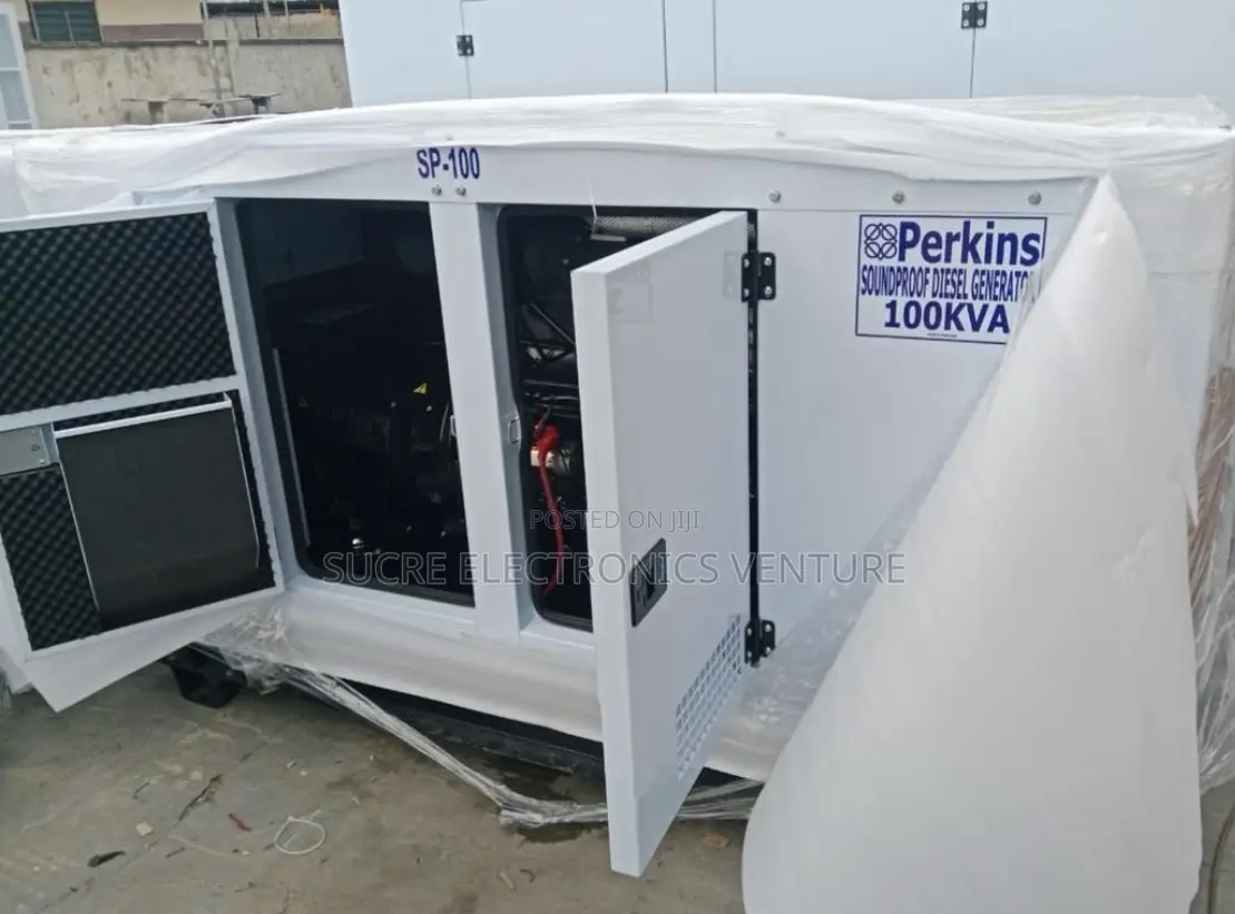 Sp-100kva Perkins Soundproof Diesel Generator With Free Installation