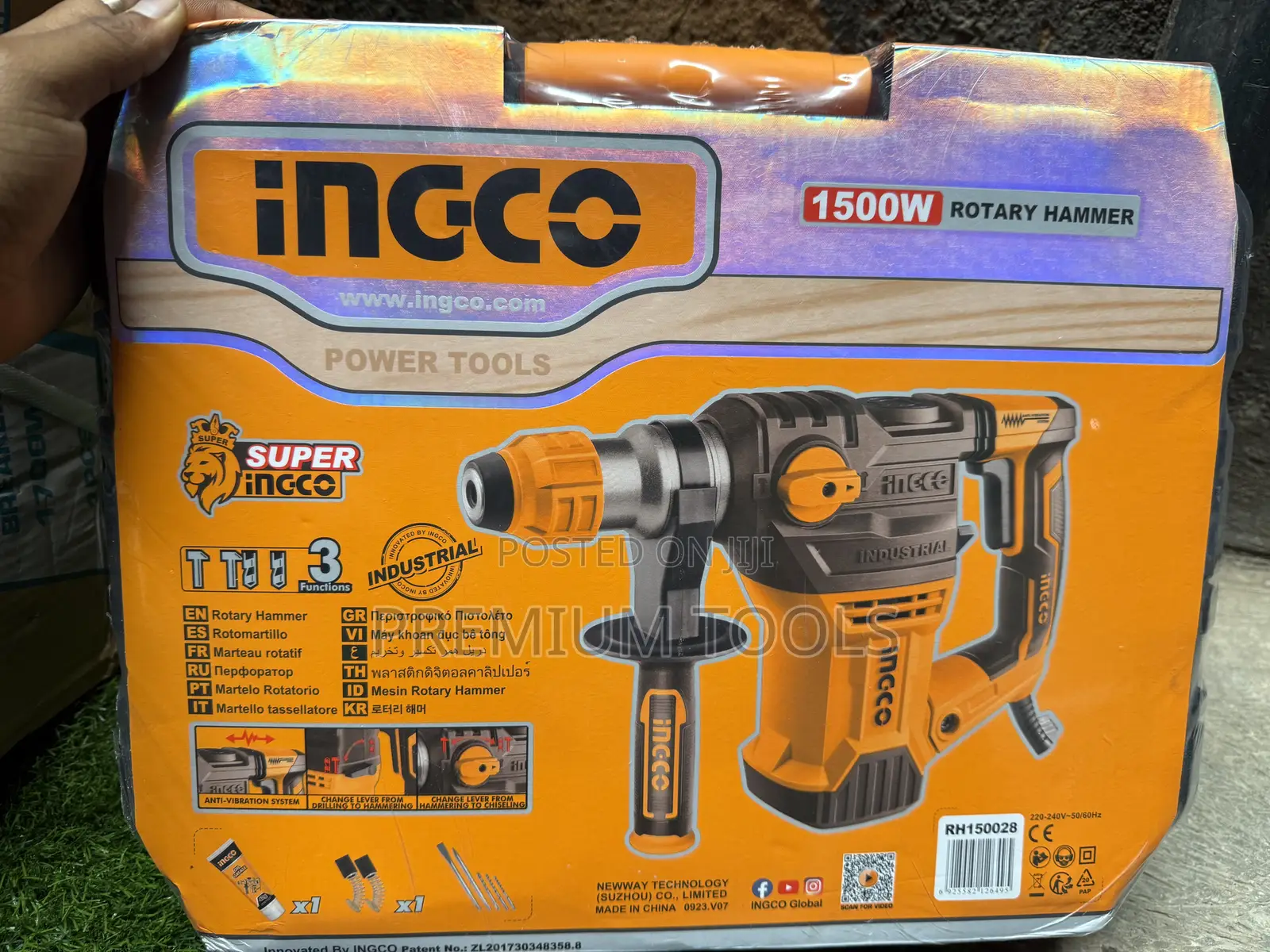 Ingco 1500w Electrical Demolishing Rotary Hammer