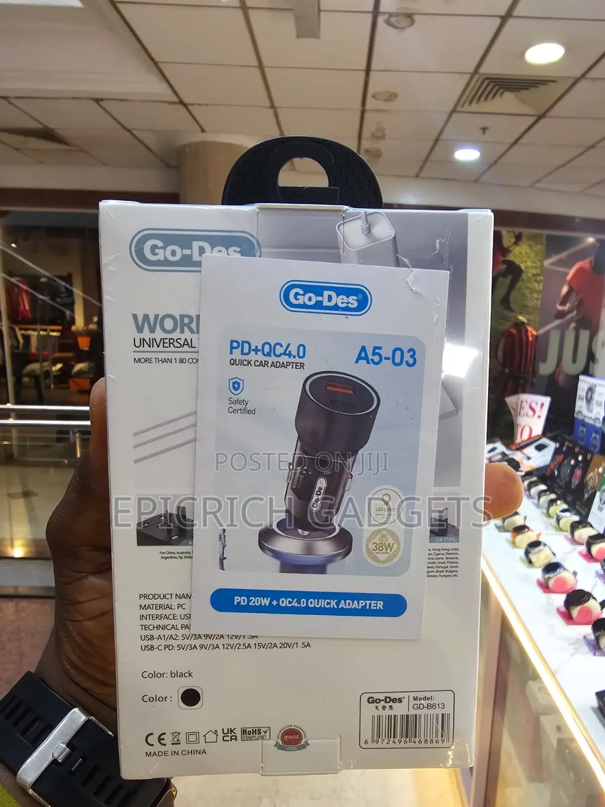 Go-Des Universal Travel Charger/Adaptor