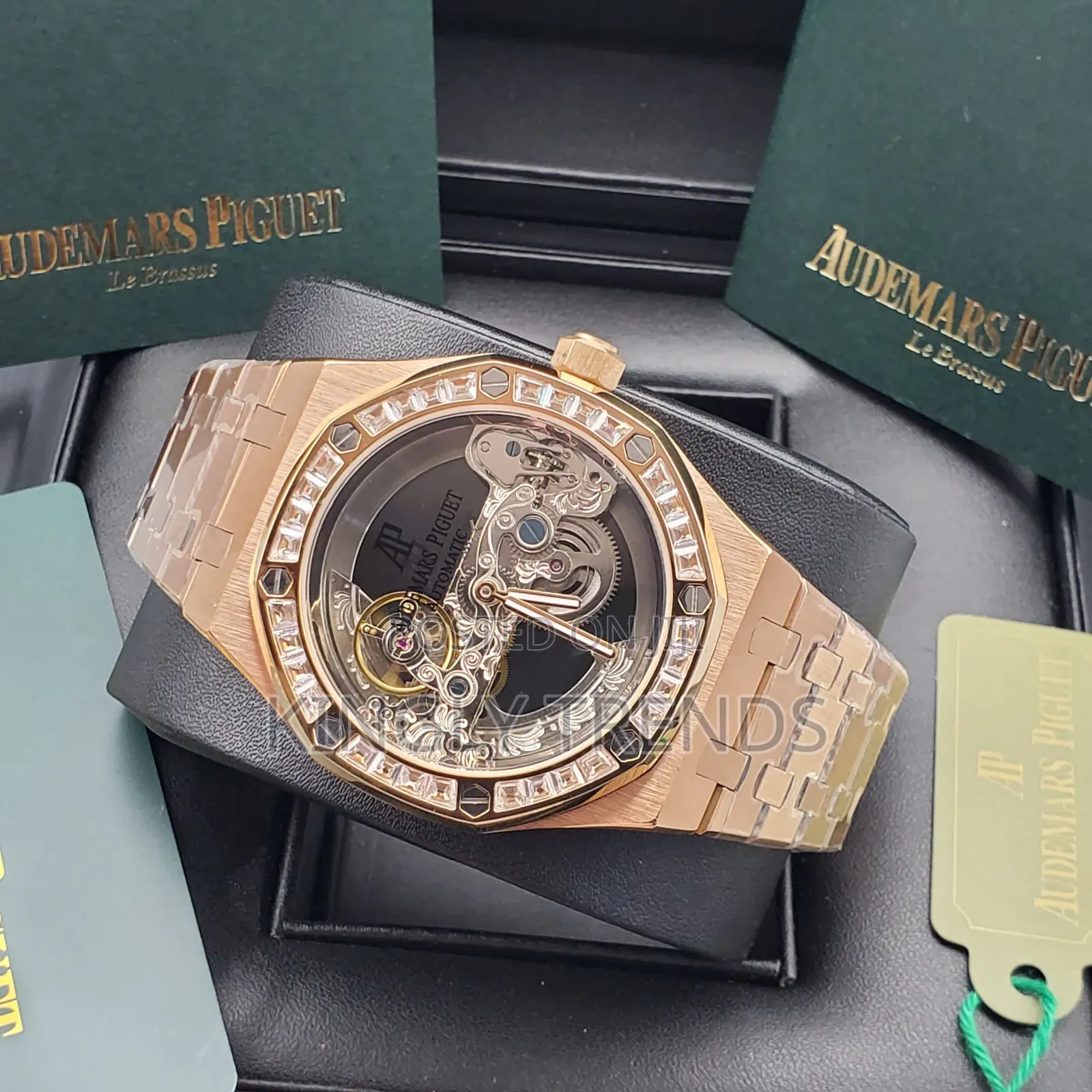 Full Transparent Audemars Piguet Stone Wristwatch