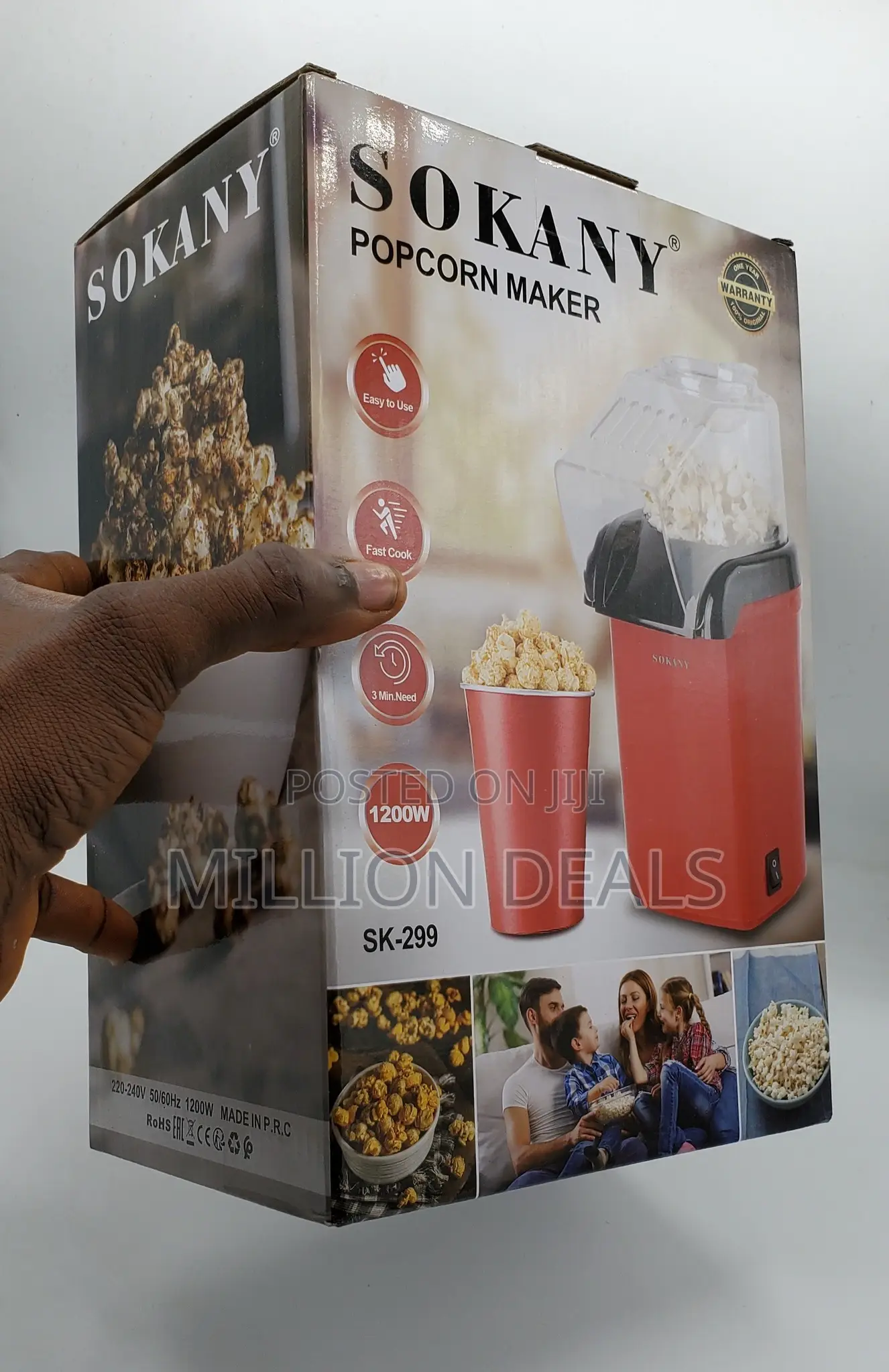Portable Popcorn Maker Machine Air Machine