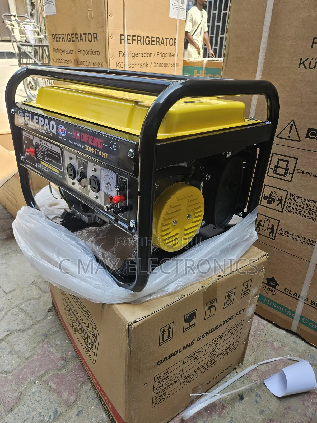 Elepaq 4.5kva Petorl Generator 100%Copper Wire