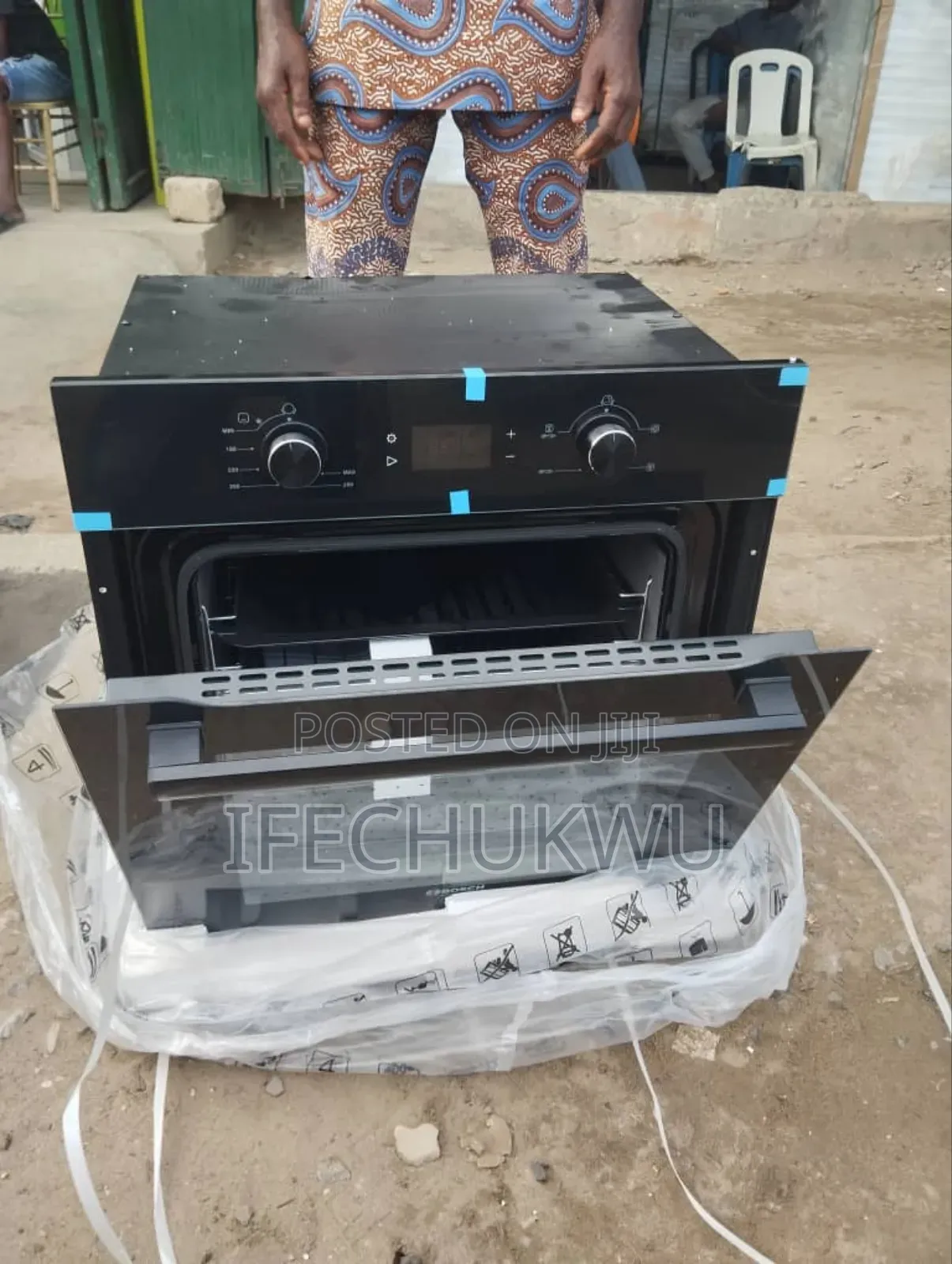 Original Bosch 60x60cm Inbuilt Electric and Gas Oven With Grill Etc.