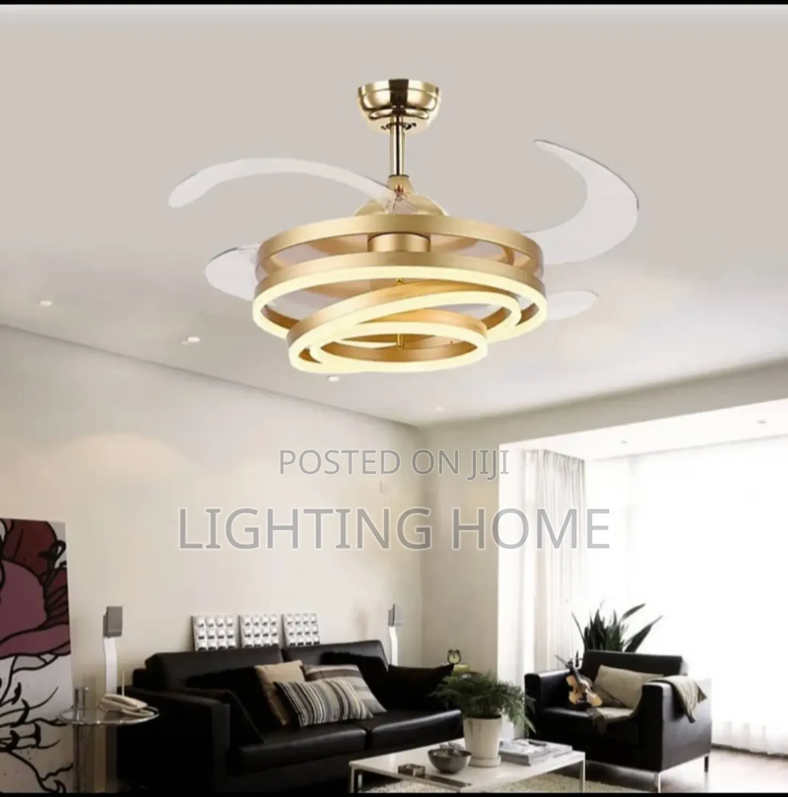 Chandelier Fan Light