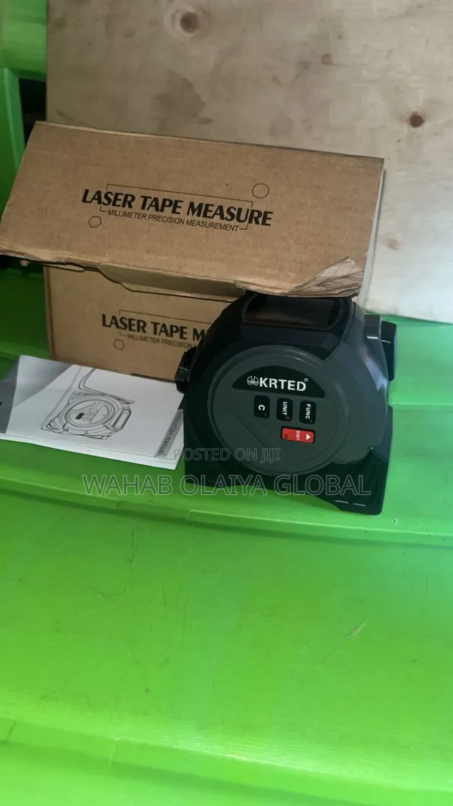 3-in-1 Laser Tape Measure – Precision Measuring Tool