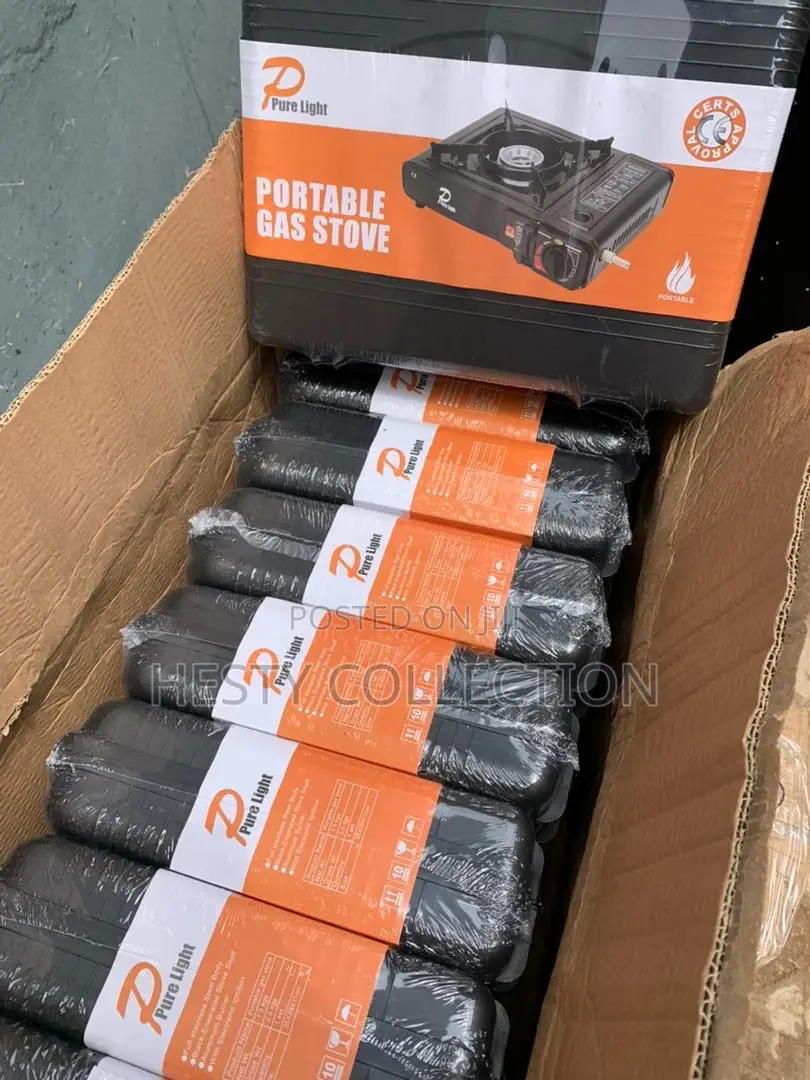Dual Use Single Portable Camping Gas Burner With Refill Canister