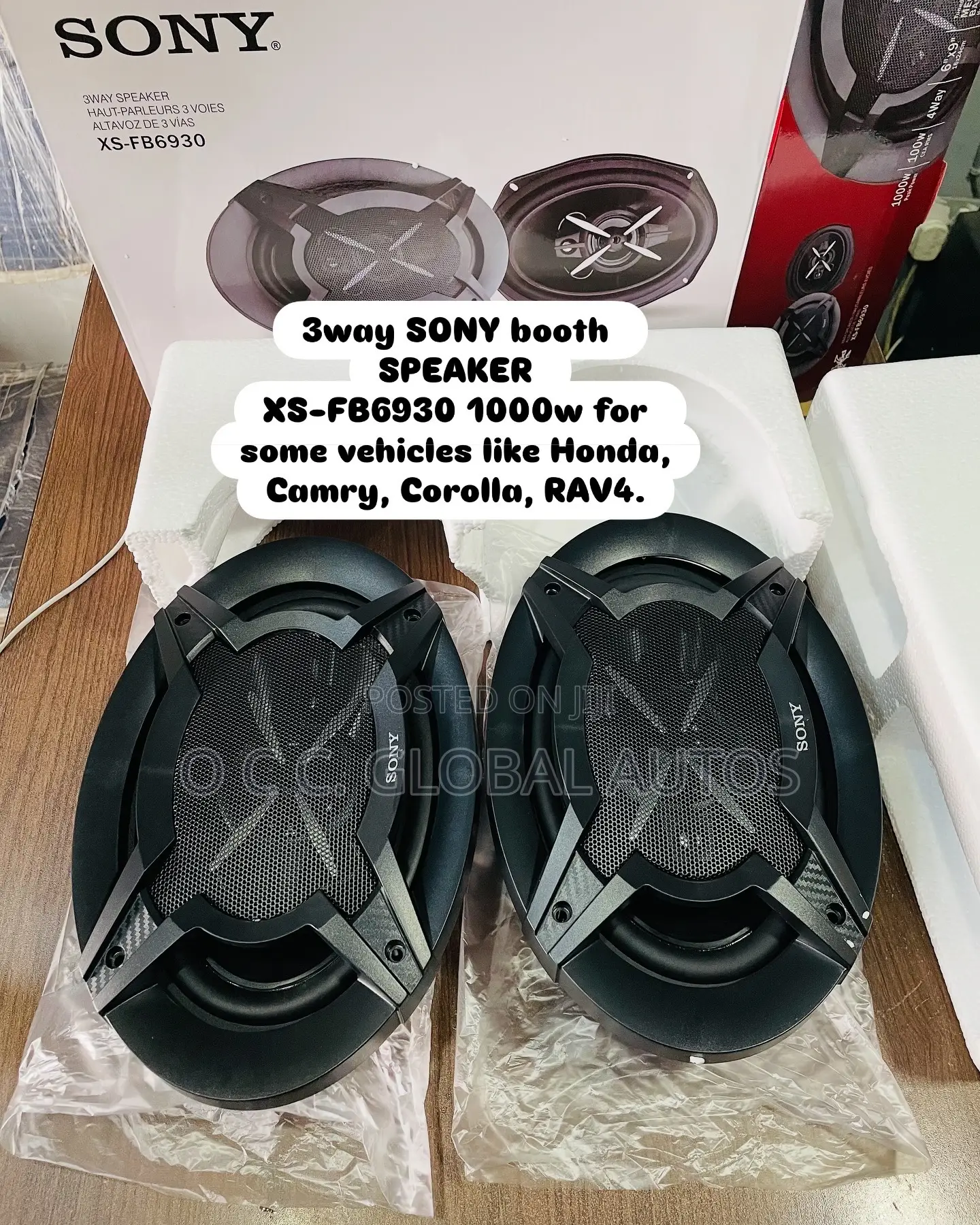 3way Sony Booth Speaker Original Xs-f86930 1000w