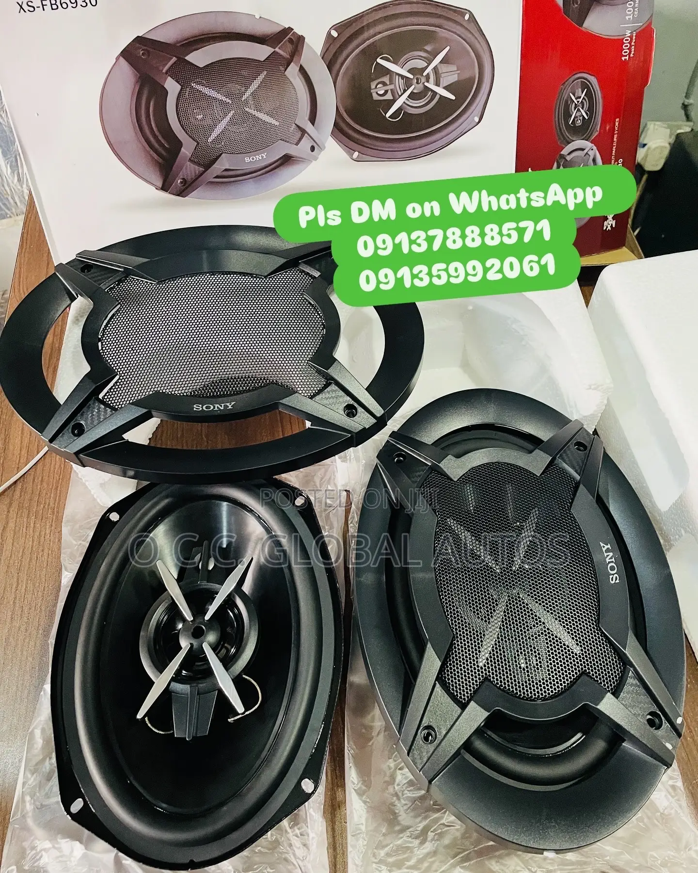3way Sony Booth Speaker Original Xs-f86930 1000w