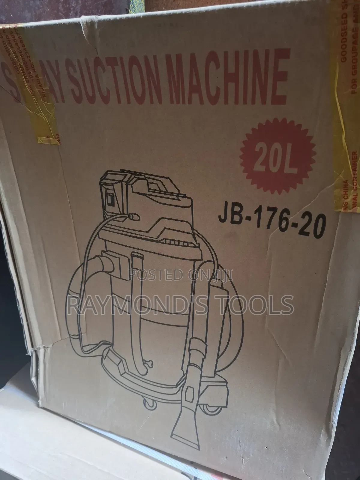 Original Spray Suction Machine/Vacuum Cleaner 20liters