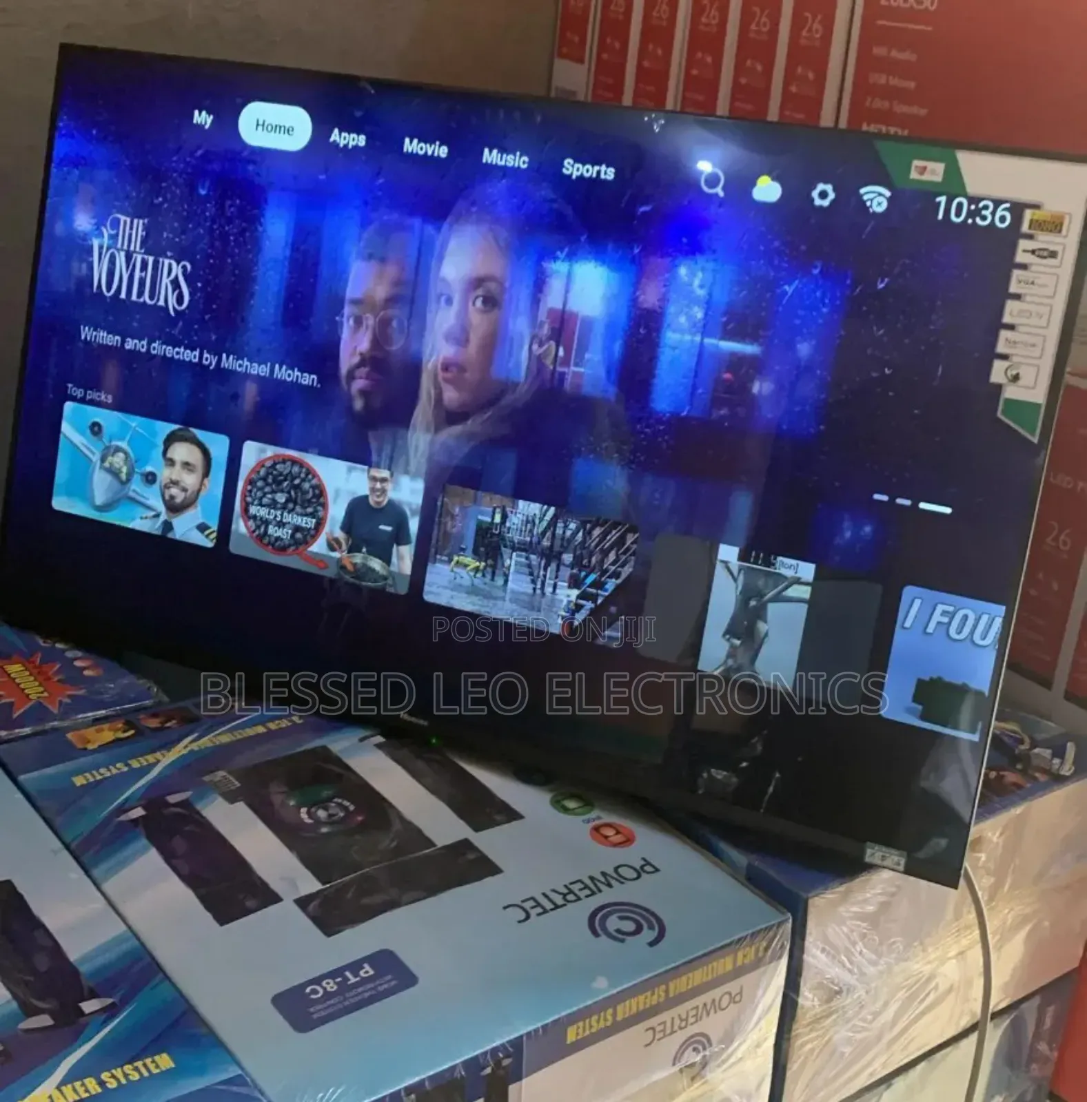 50 Inches Smart Uhd Lg Frameless Tv With High Quality Display