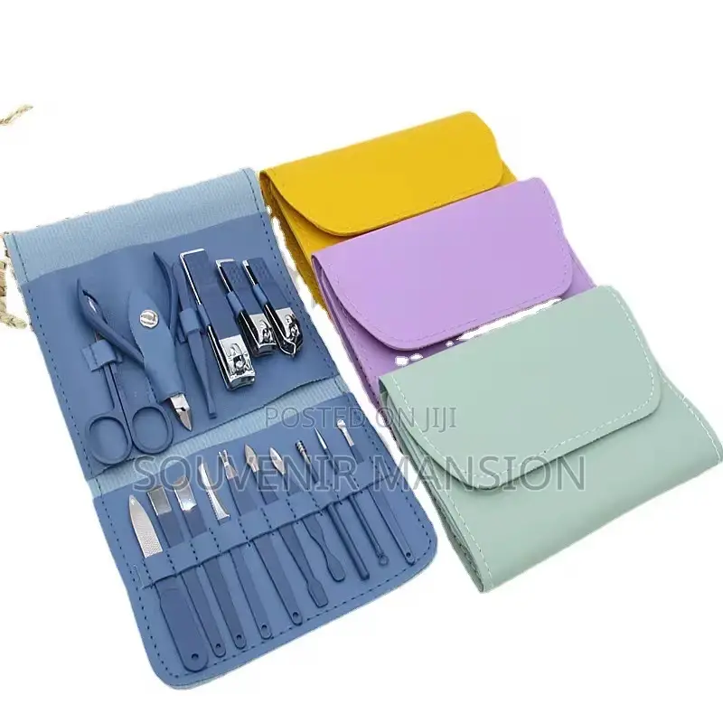 16pcs Leather Manicure Set