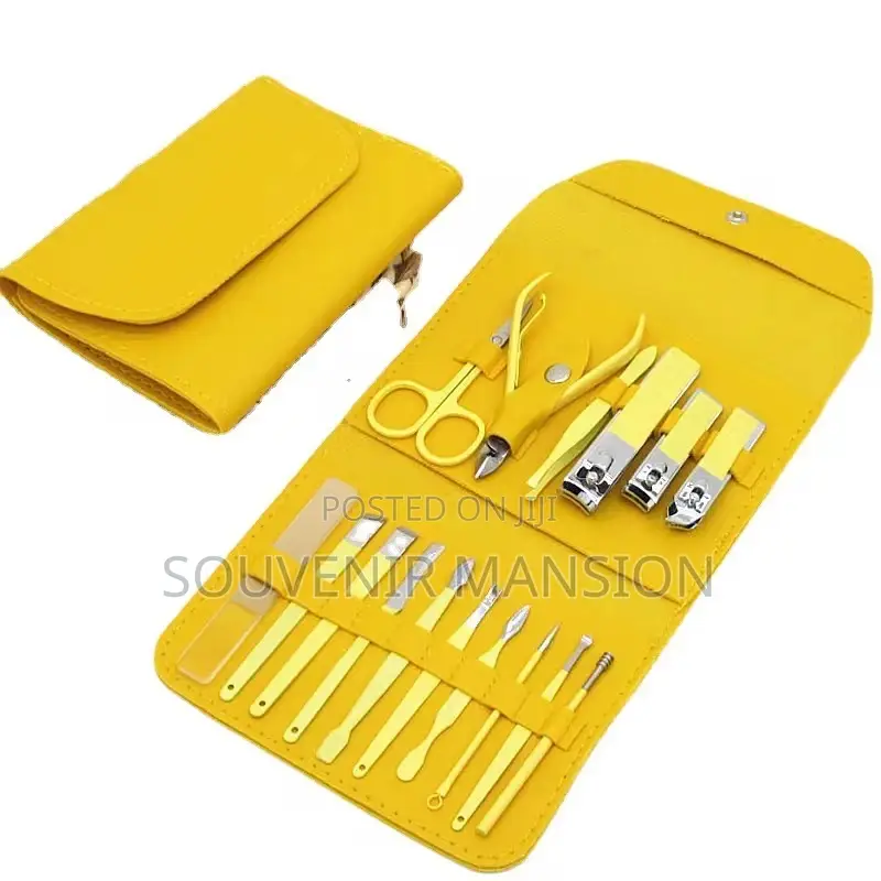 16pcs Leather Manicure Set