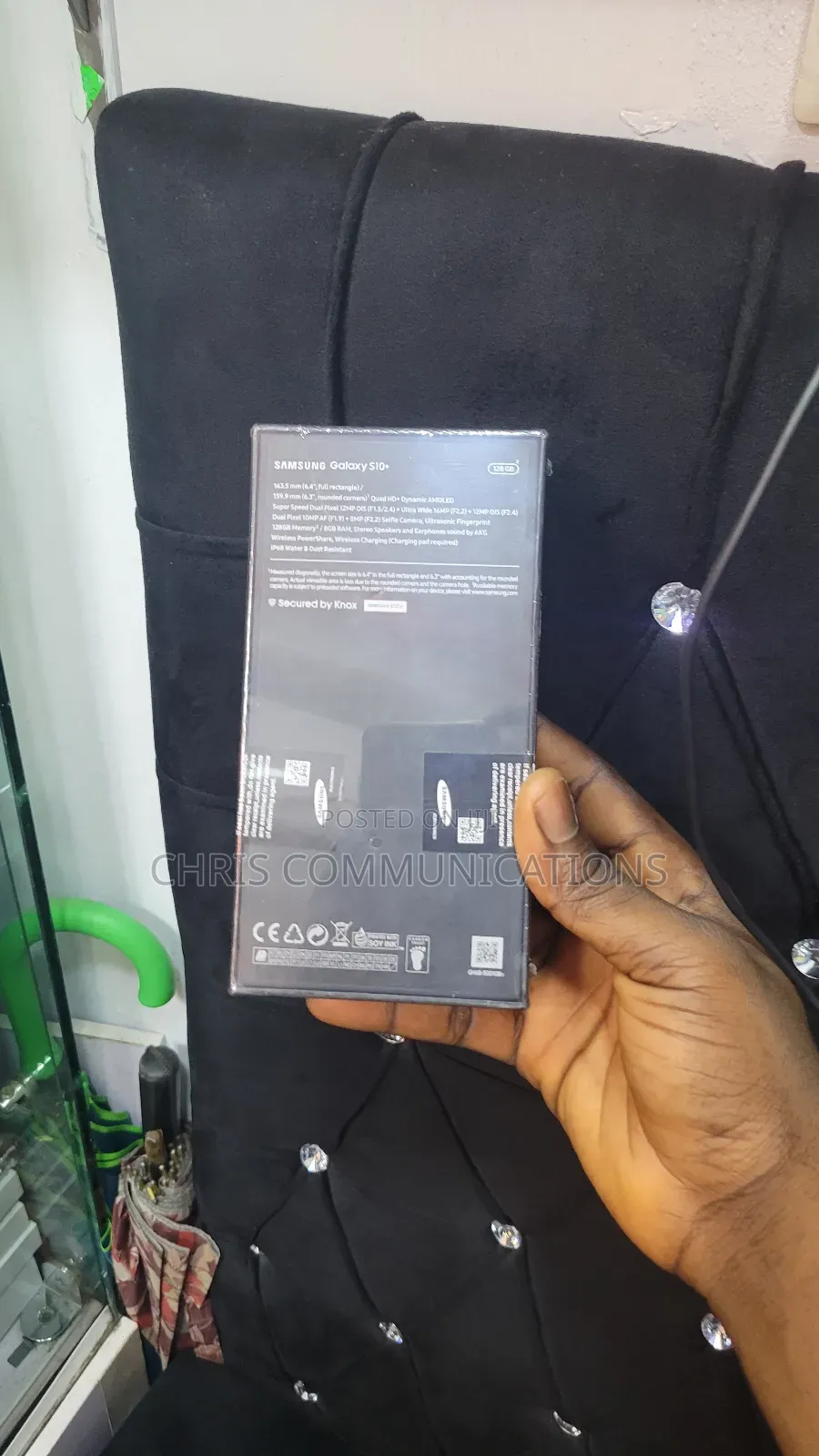 New Samsung Galaxy S10 Plus 128 GB Black
