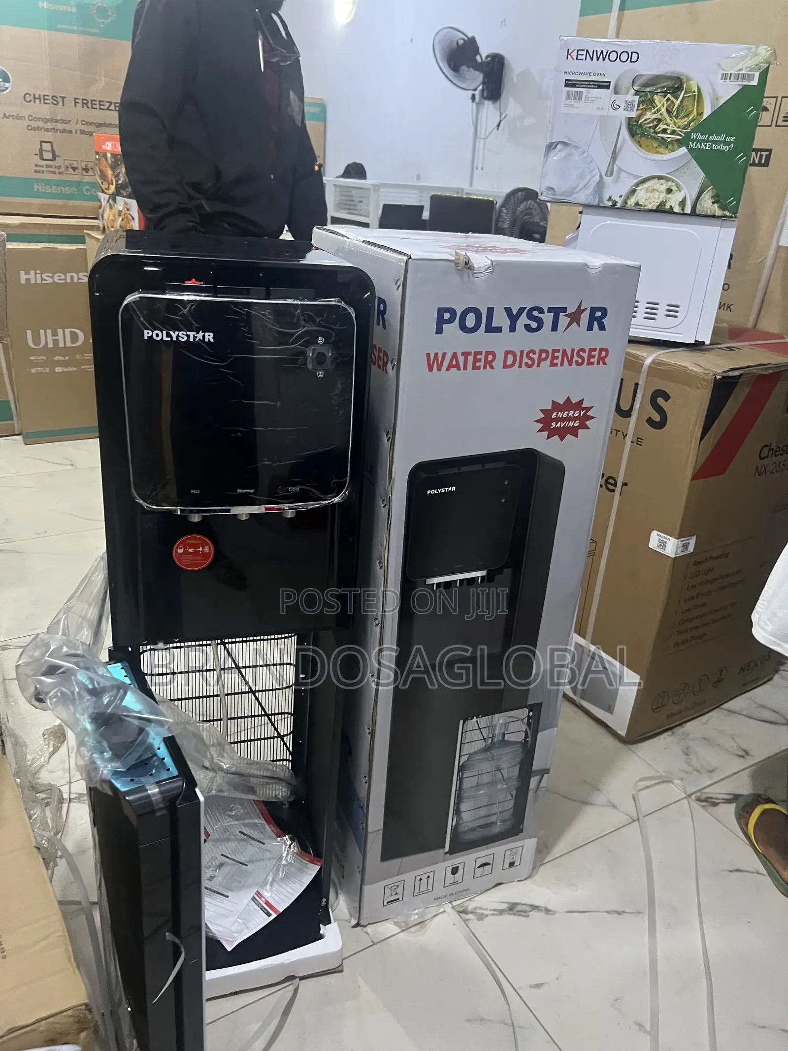 Clean Polystar Water Dispenser – Black Model
