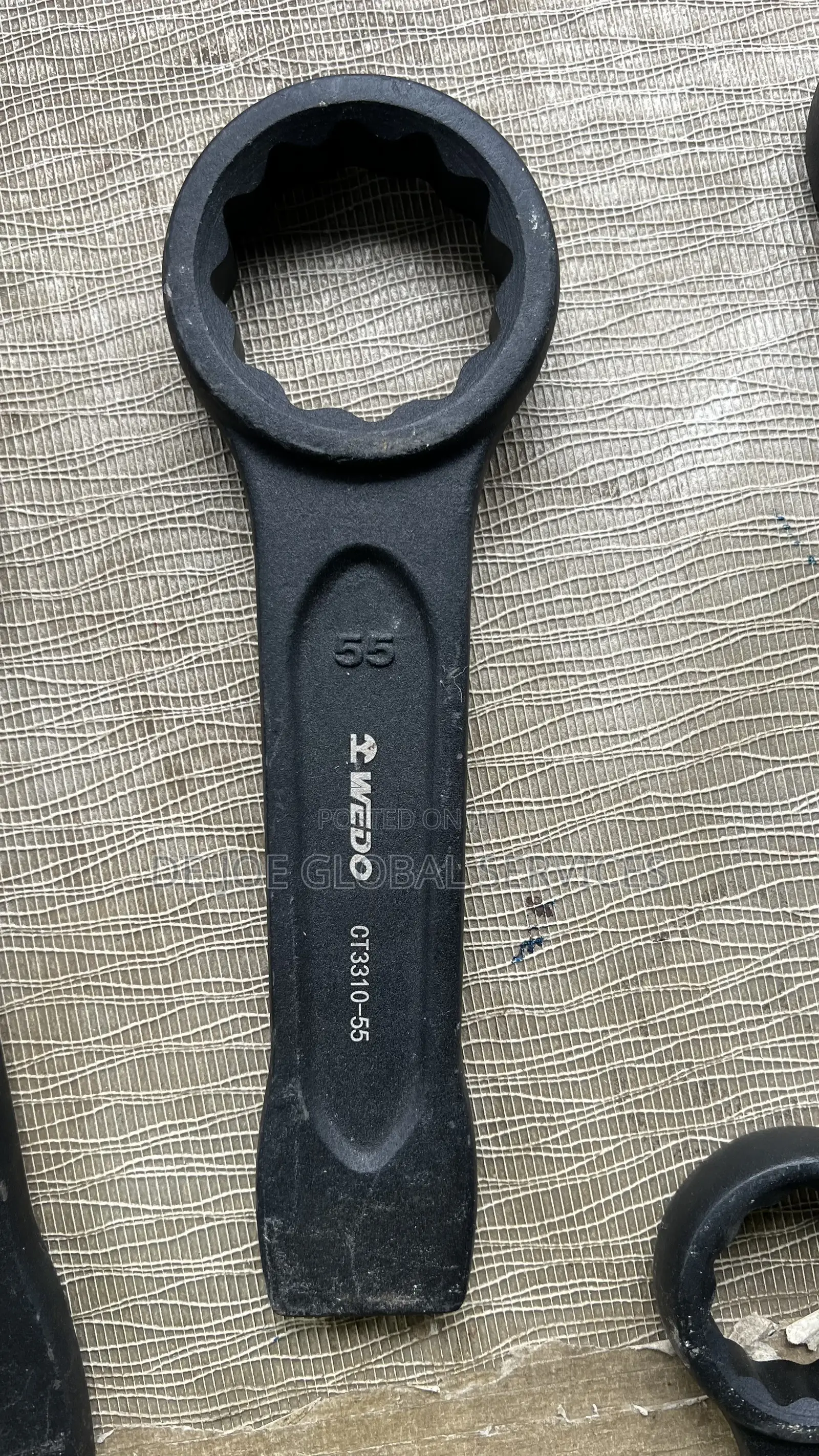 55mm Alloy Steel Hammer Wrench Striking Slogging Spanner