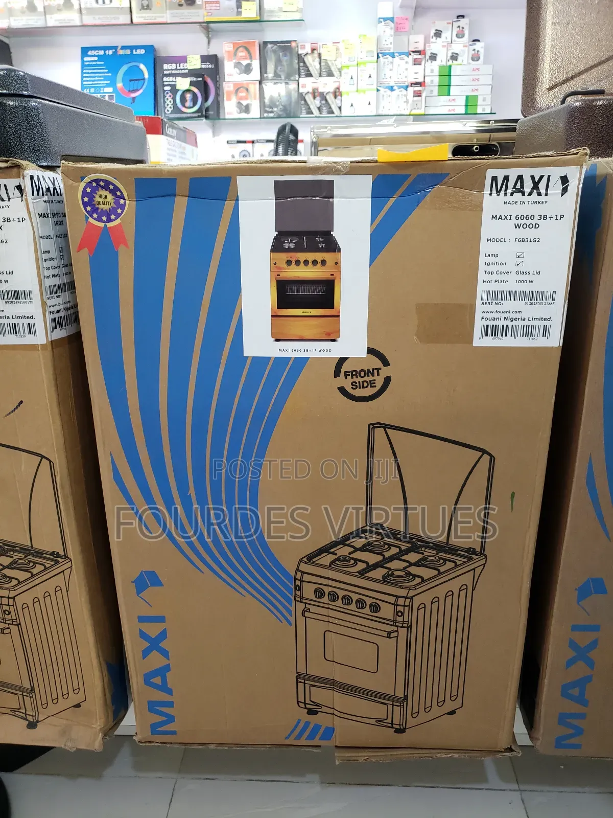 Maxi 60x60 3 + 1b Cooker
