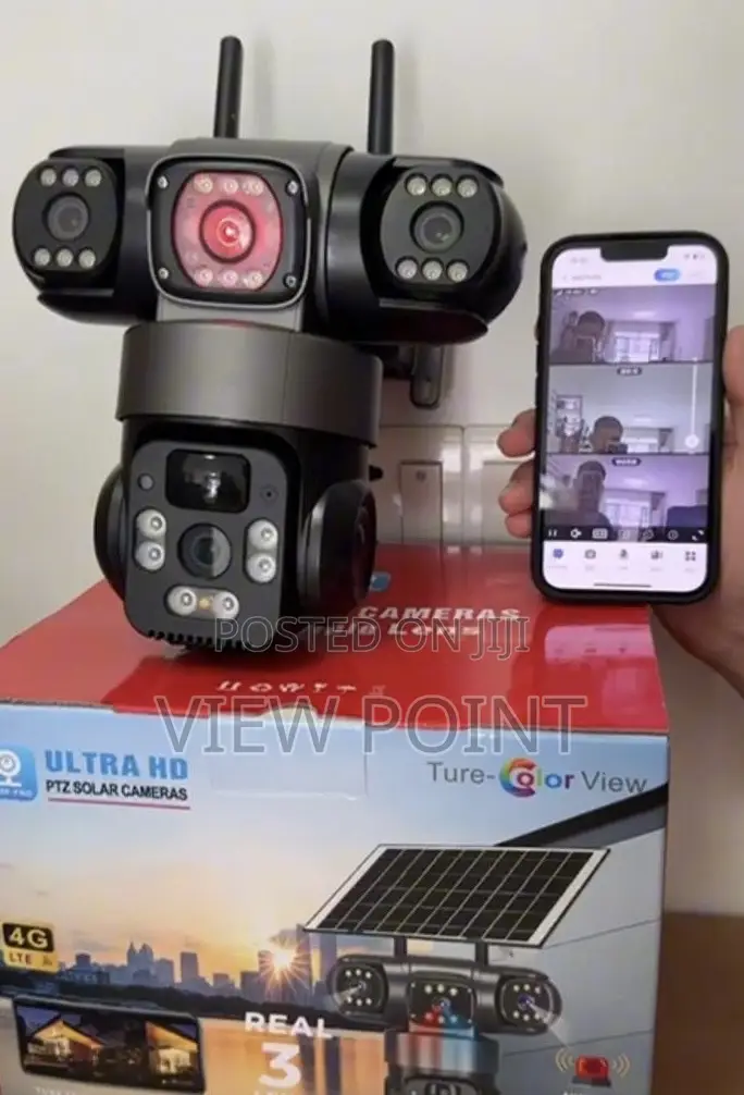 Rotational Triple-lens Ptz Intelligent Camera V380 Pro