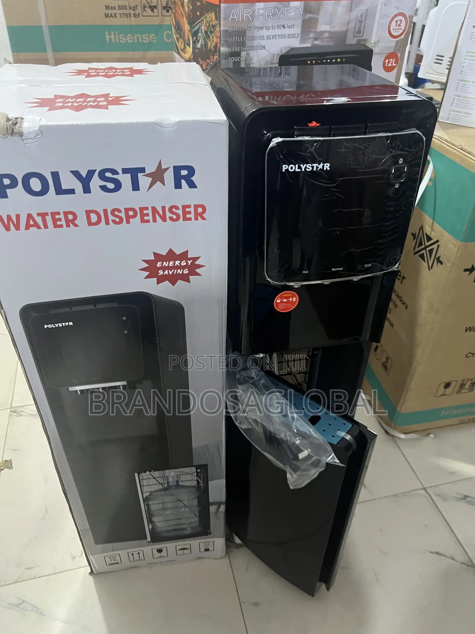 Reliable Polystar Dispenser – Black Version