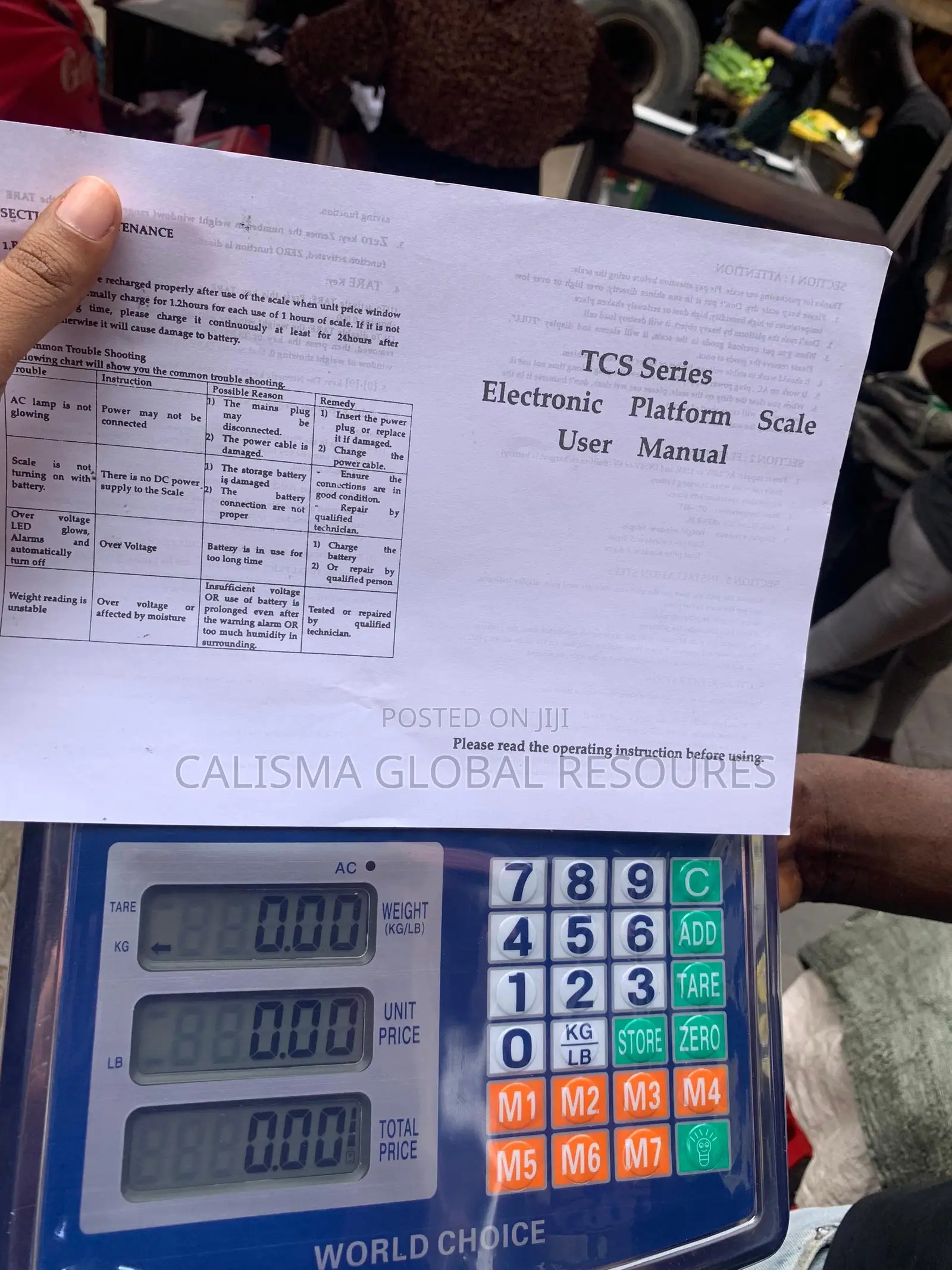 Tcs Series Electronic Platform Scale