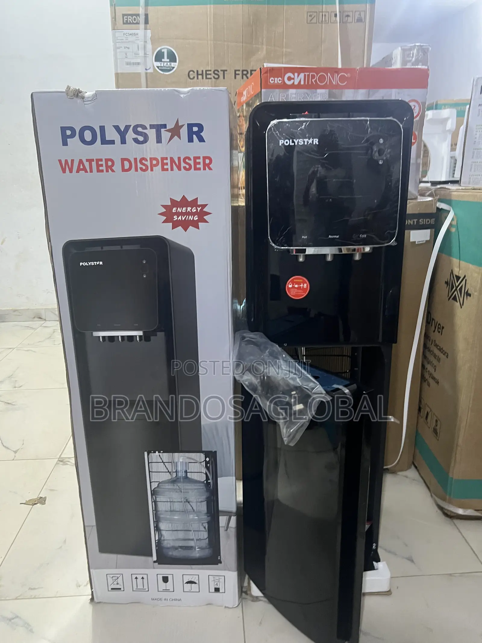 Dispenser by Polystar – Black, Neatly Used
