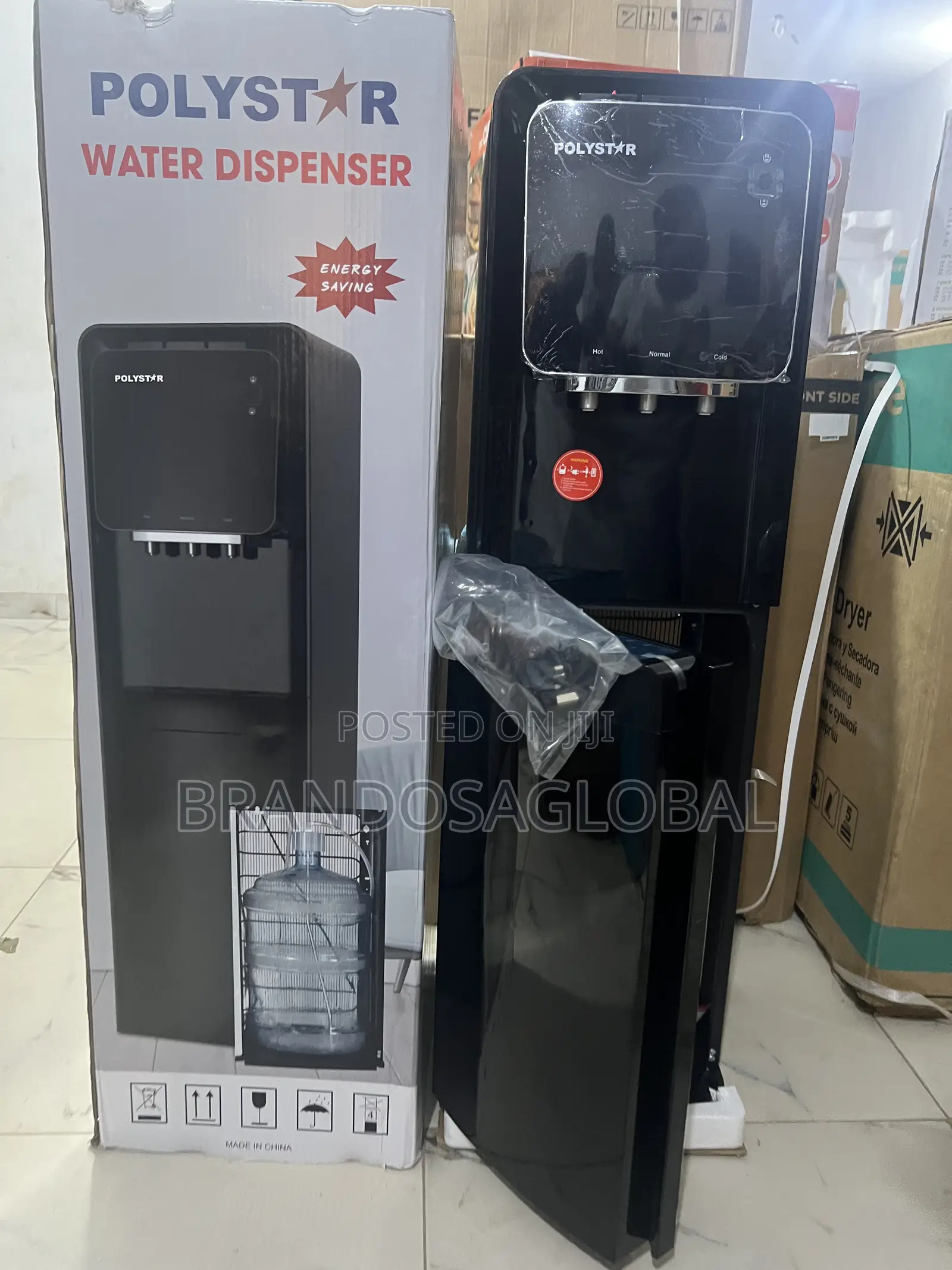 Polystar Water Dispenser – Solid Build, Black