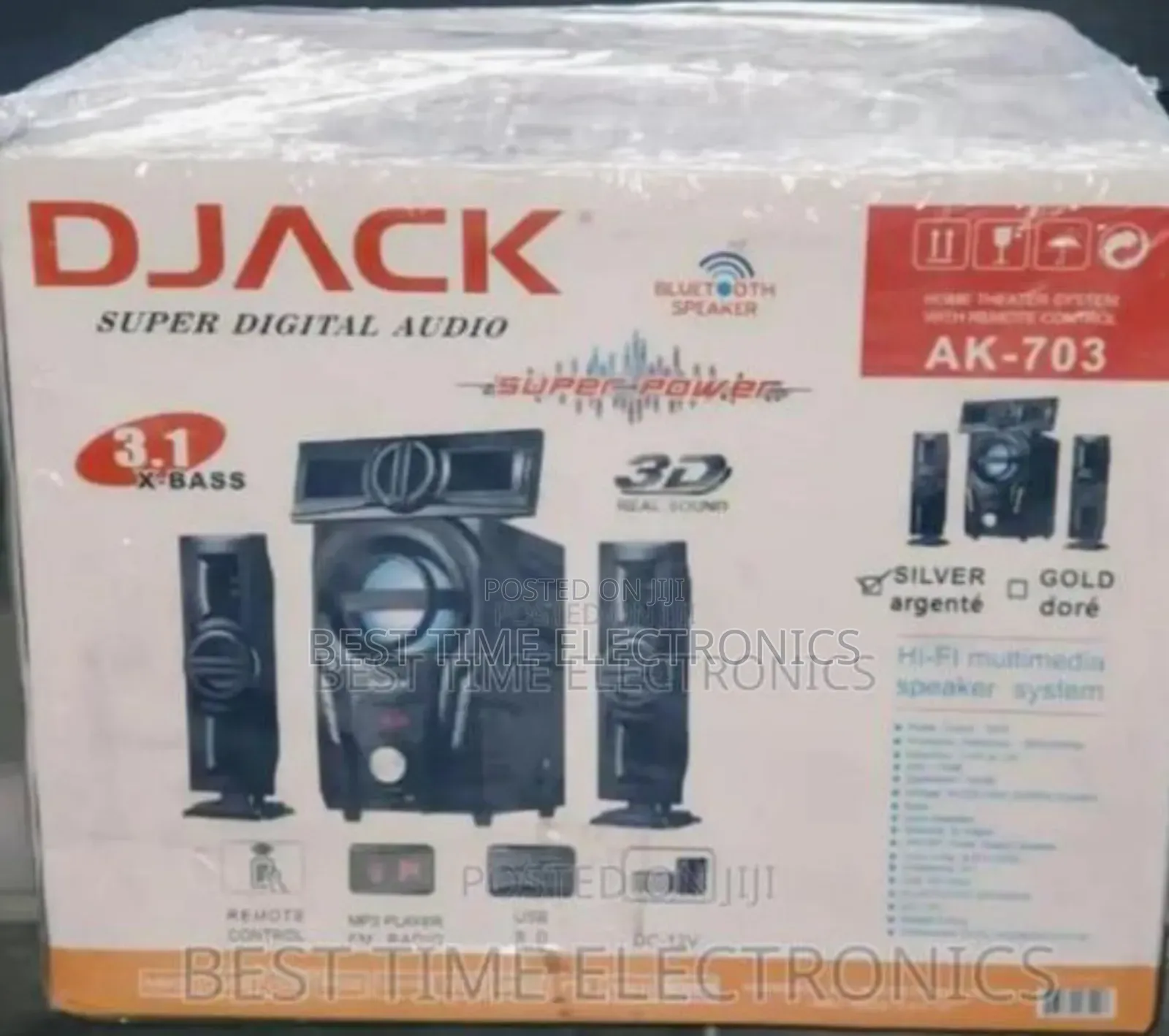 Djack Home Theater System With Remote Control (Ak - 703)