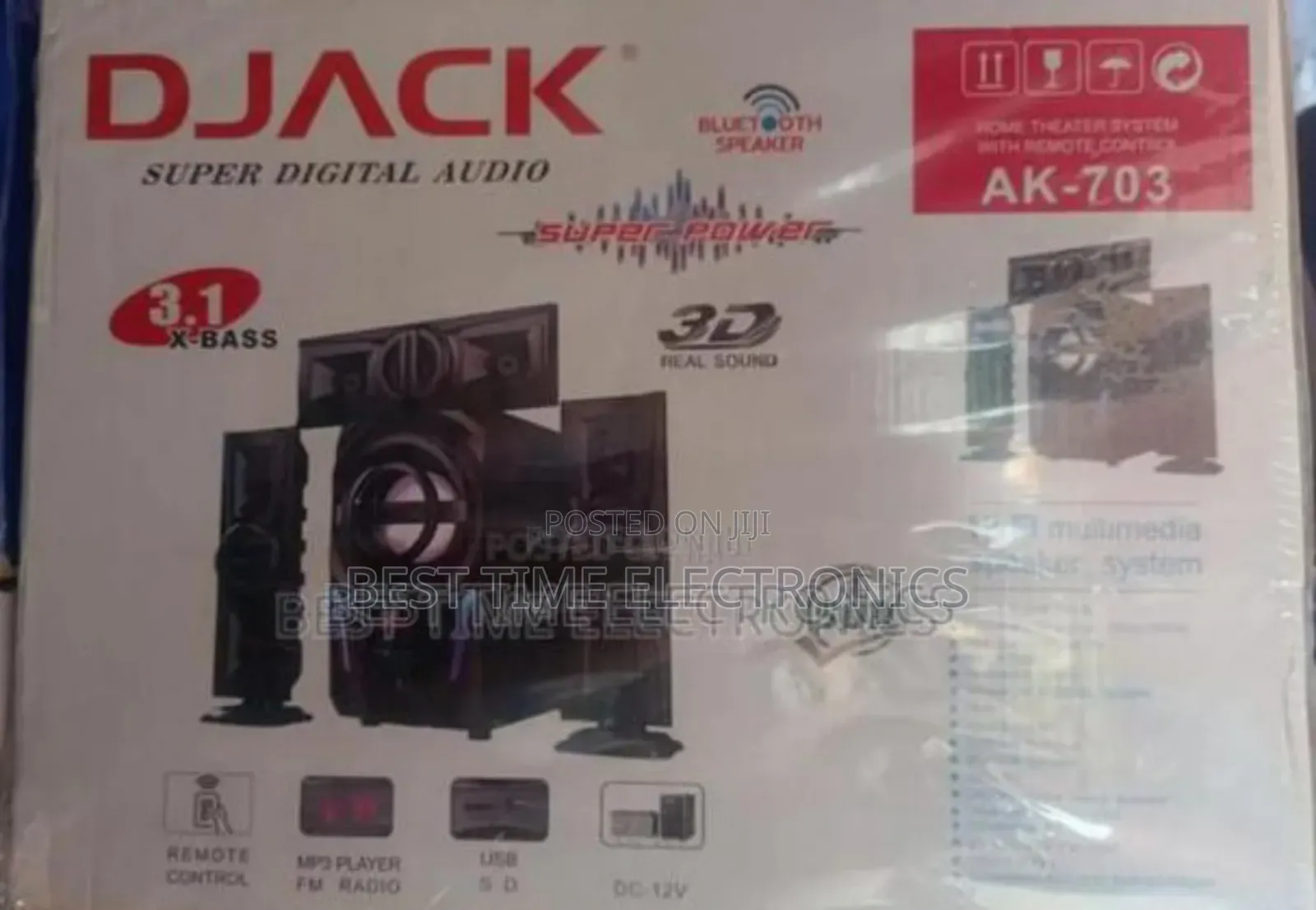 Djack Home Theater System With Remote Control (Ak - 703)