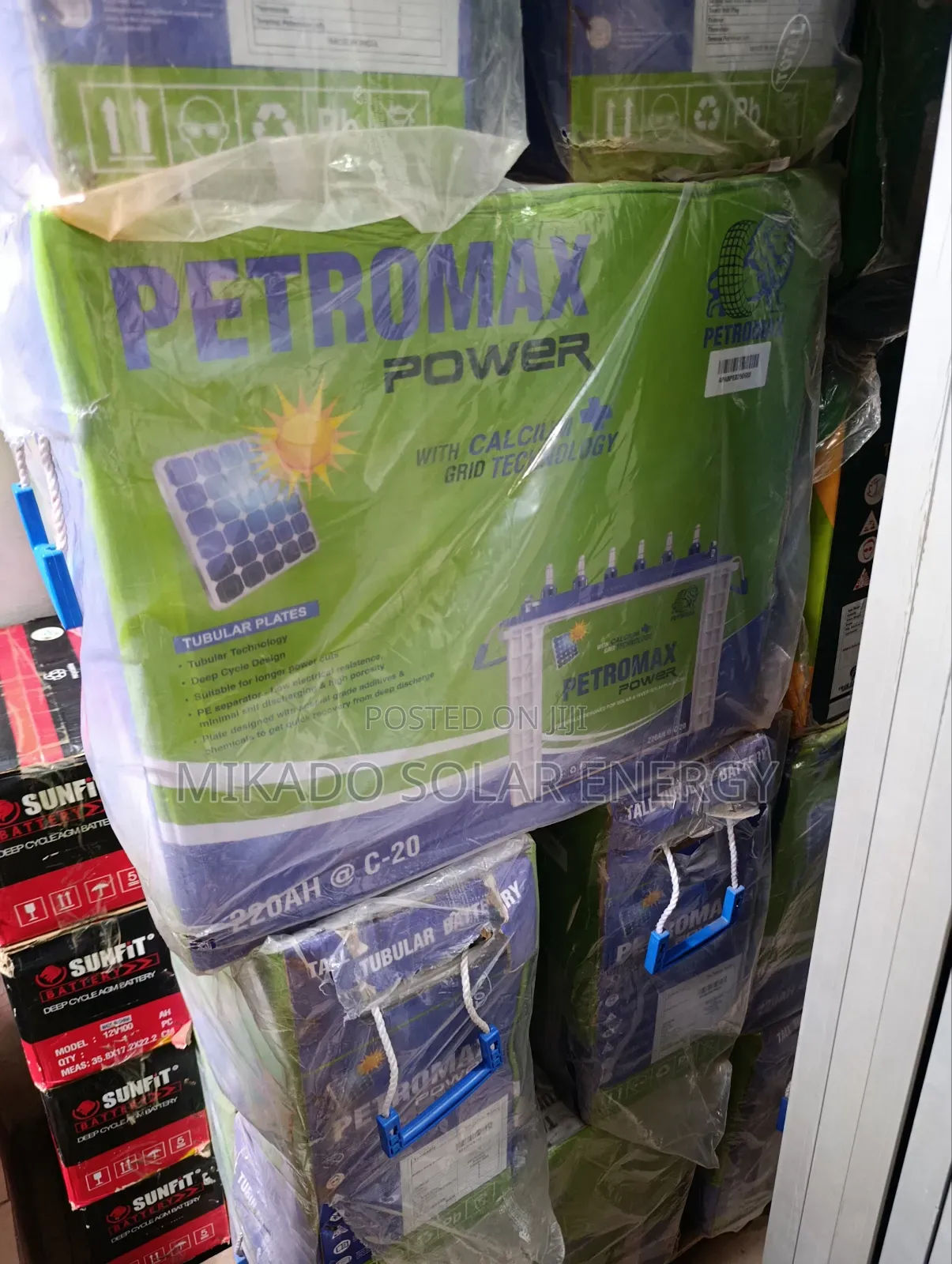 Petromax Power 220ah 12v Tall Tubular Battery Original Standard
