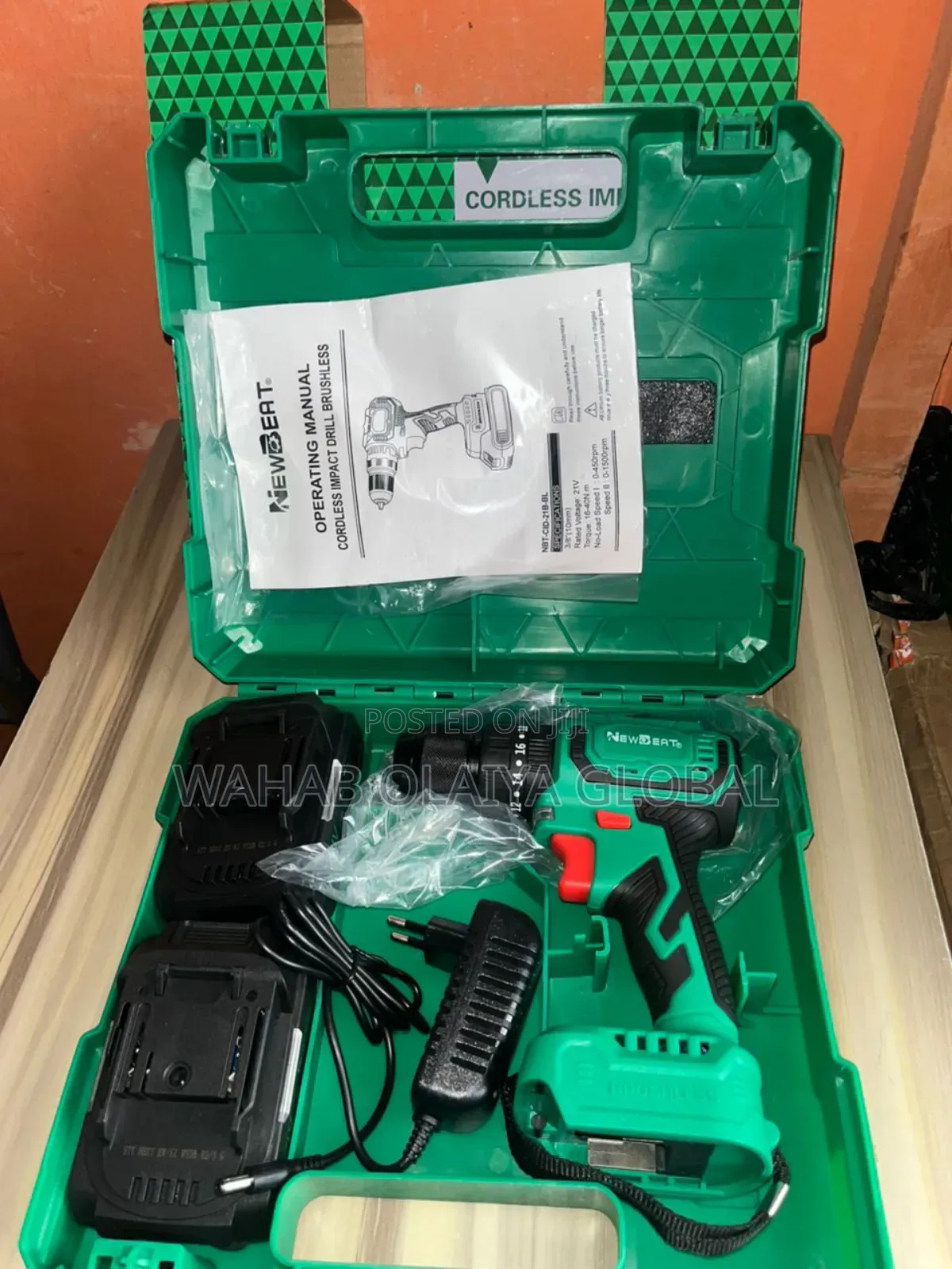 New Beat E 21v Cordless Impact Drill – Brushless Powerful Tool