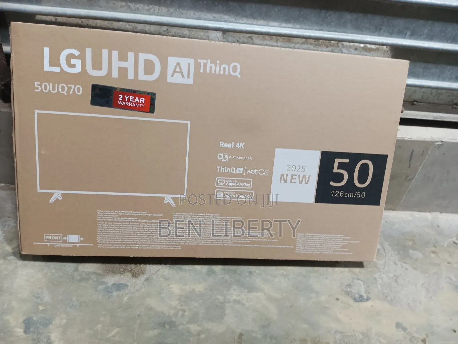 O Lg 50 Inches Smart Tv New