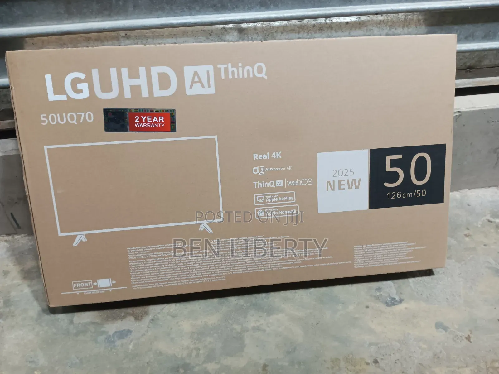 O Lg 50 Inches Smart Tv New