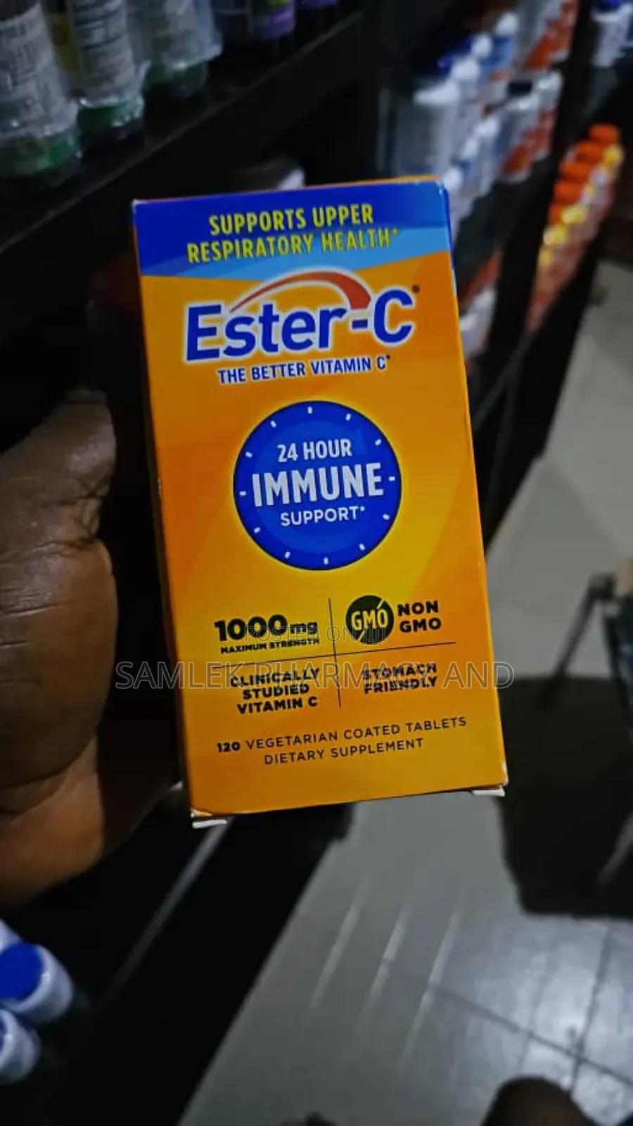 Ester-c Vitamin C 1000mg,Immune System Booster,Stomach-friendly-120cn