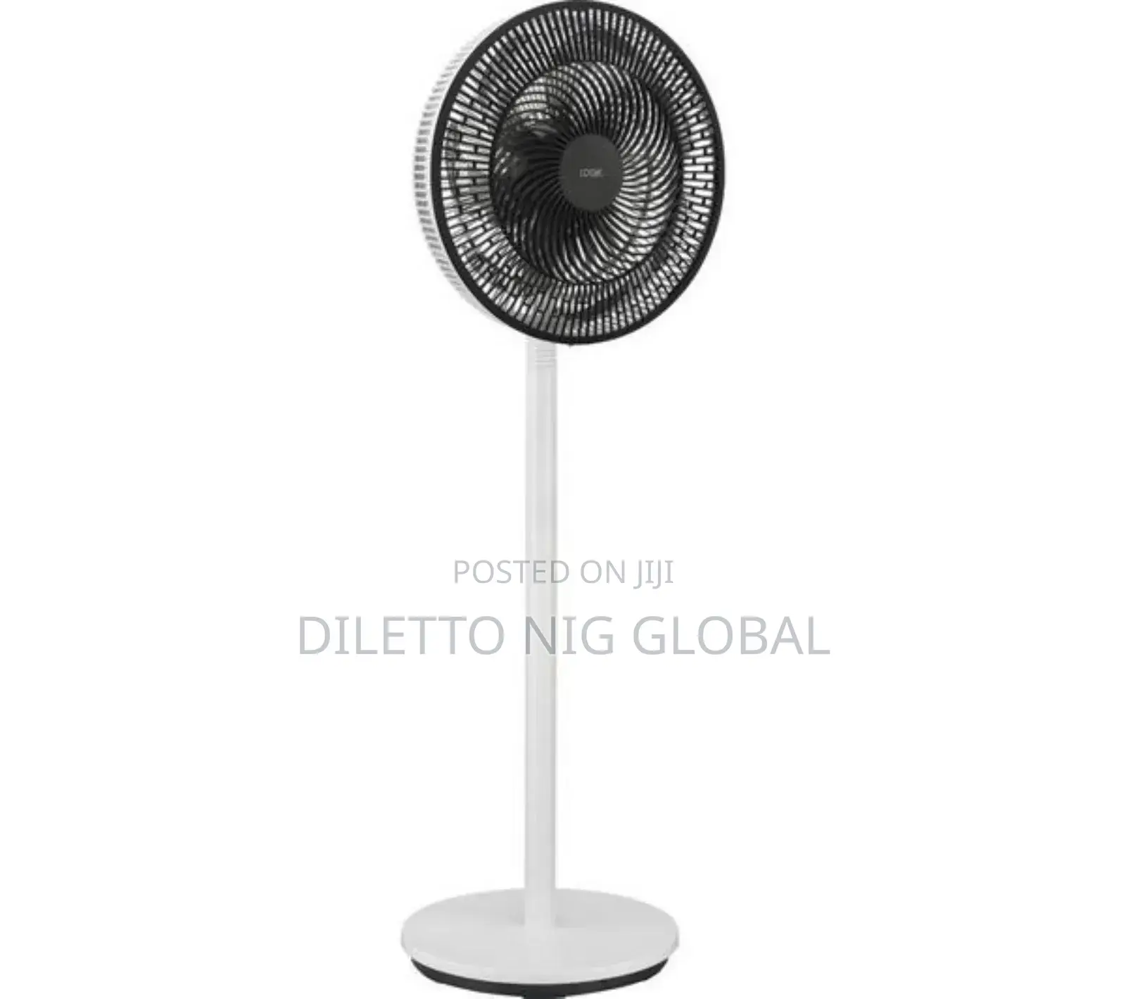Logik L14pfbw25 14" Pedestal Fan - White Black