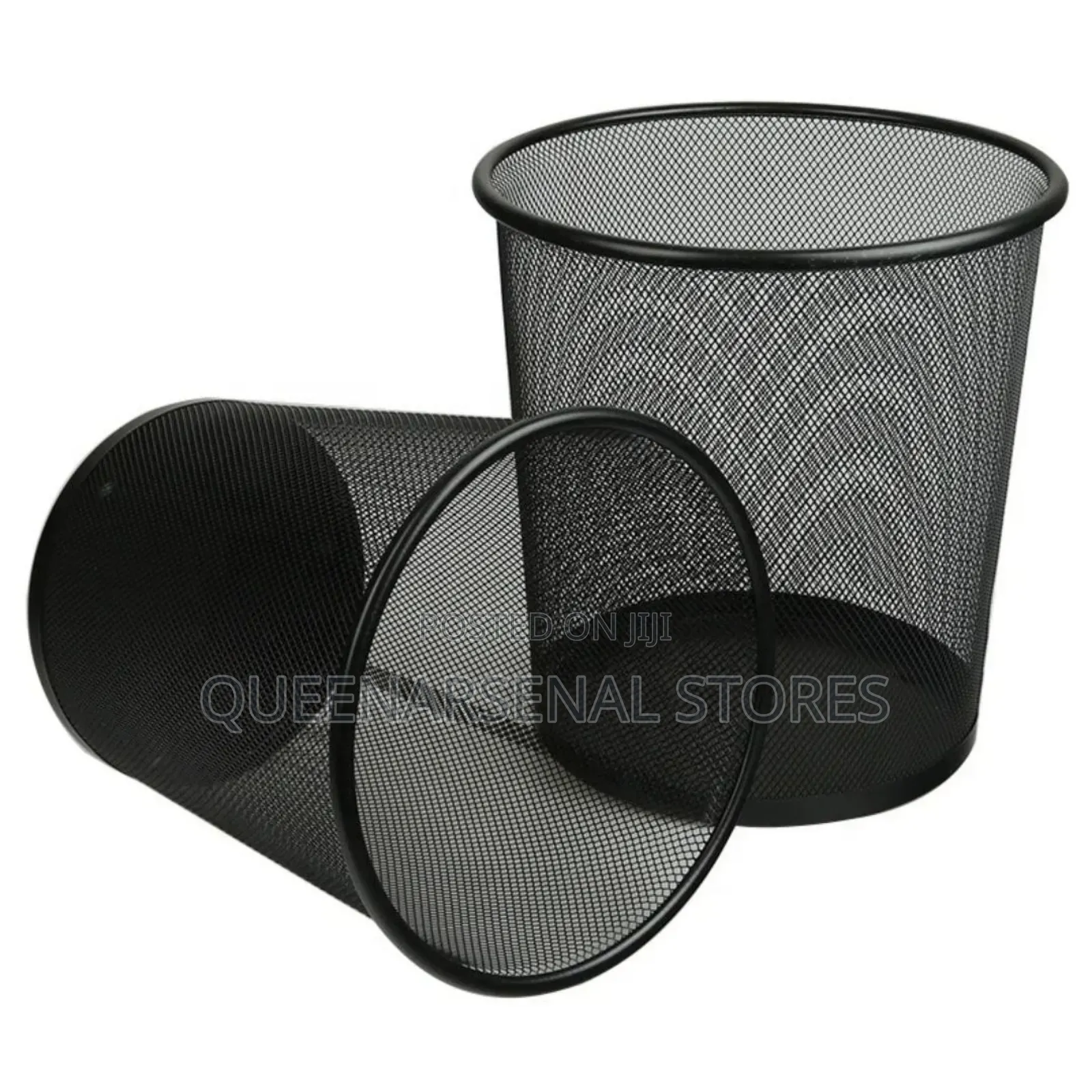 Metal Mesh Trash Bin -- Big Size