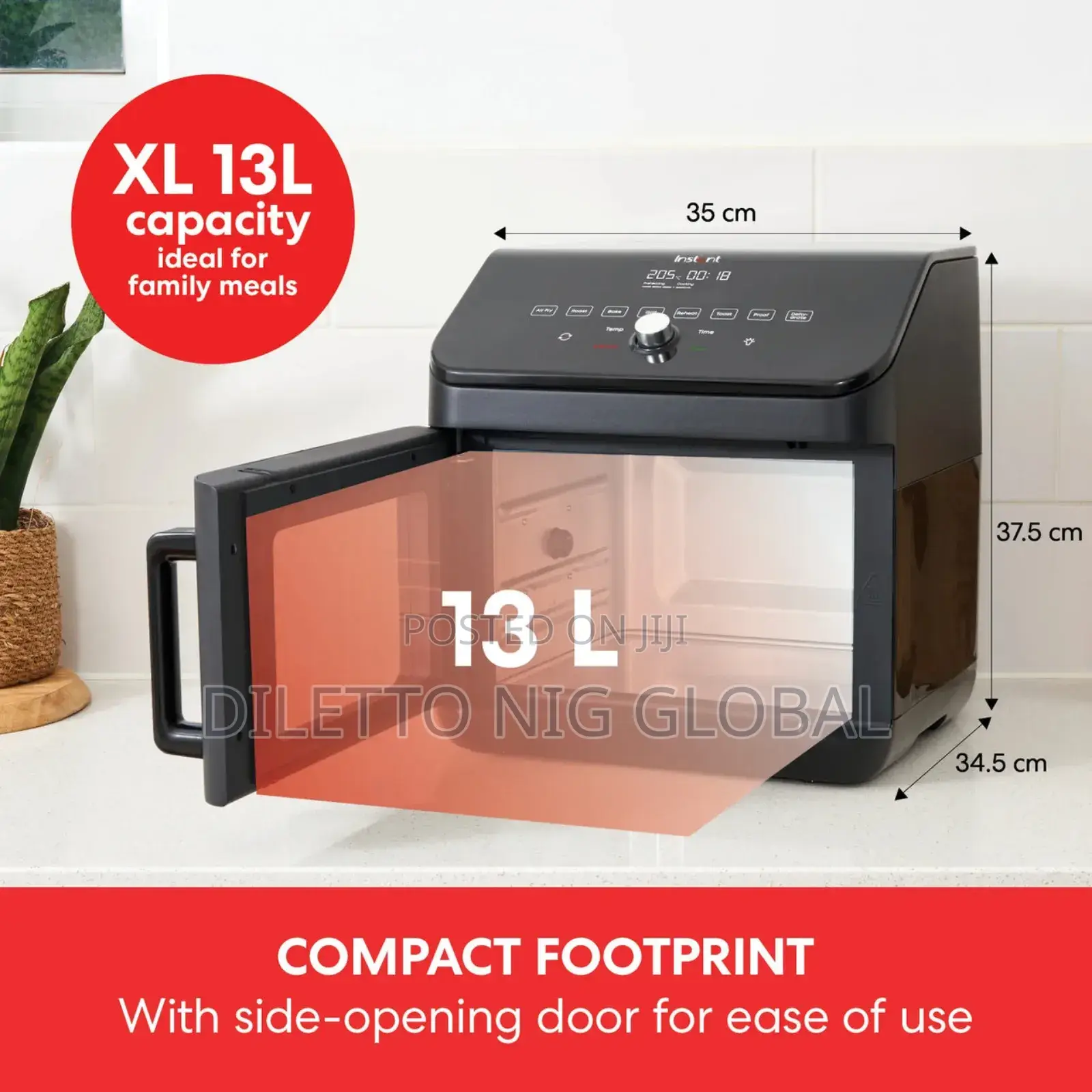 Instant 13l Gourmet Air Fryer Oven
