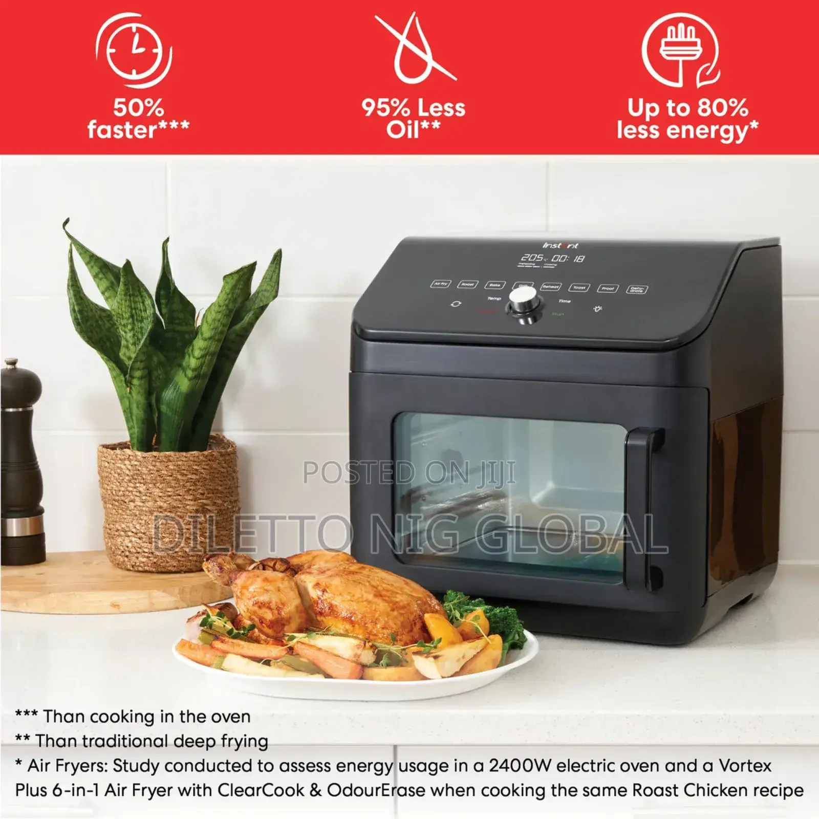 Instant 13l Gourmet Air Fryer Oven