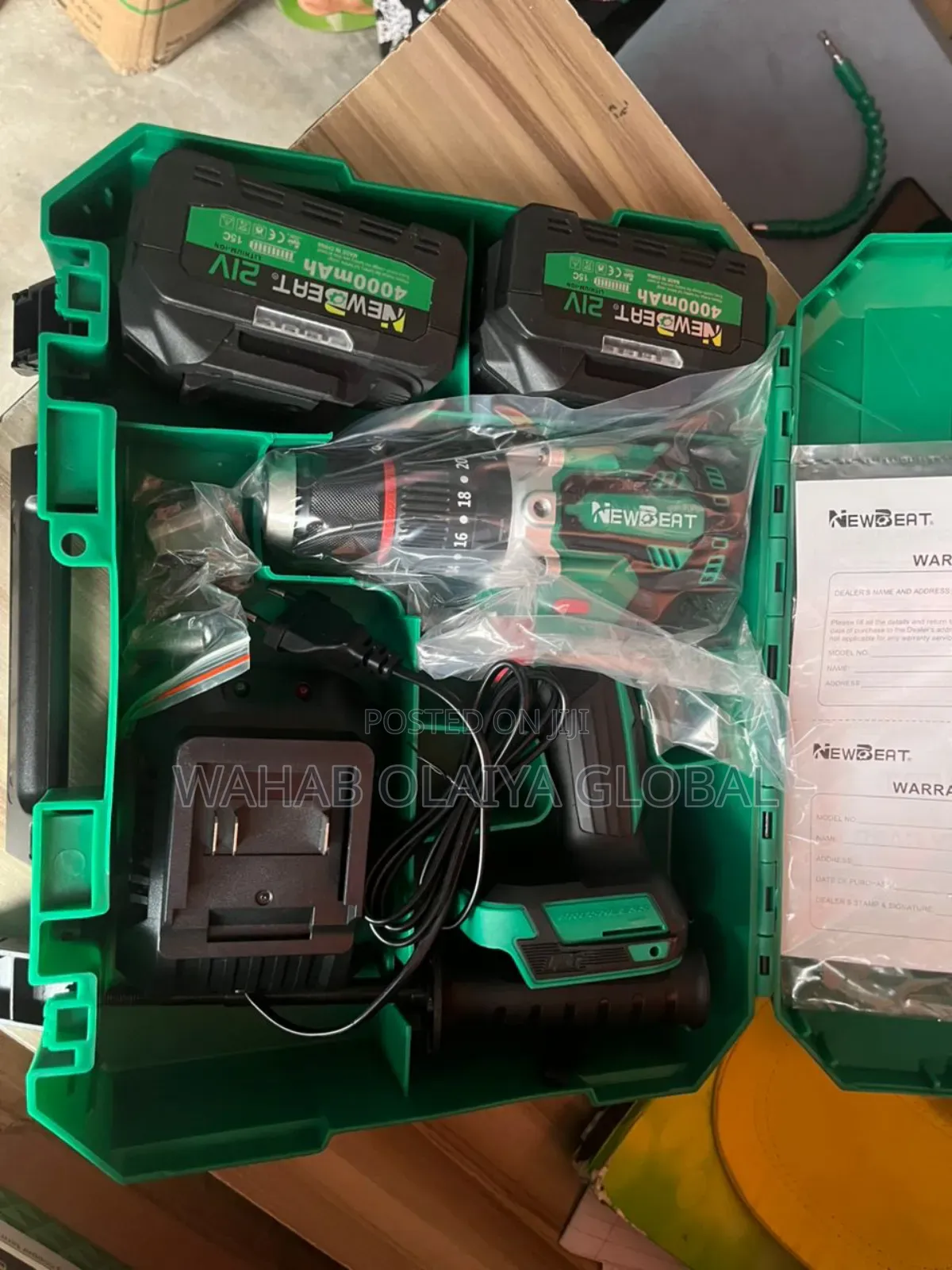 New Beat Cordless Impact Drill – Brushless Motor, 21v Power