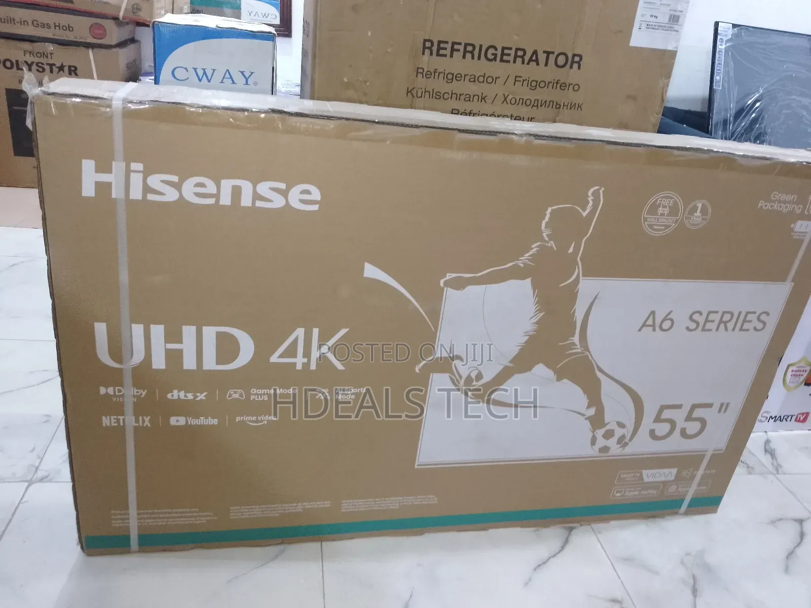 Brand New Hisense 55-Inch Smart Tv, A6 Series.