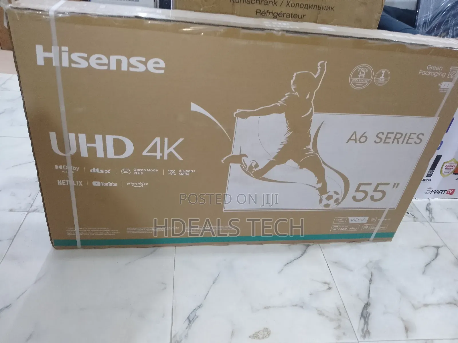 Original Hisense 55-Inch Vidaa Smart Tv [55a6h].