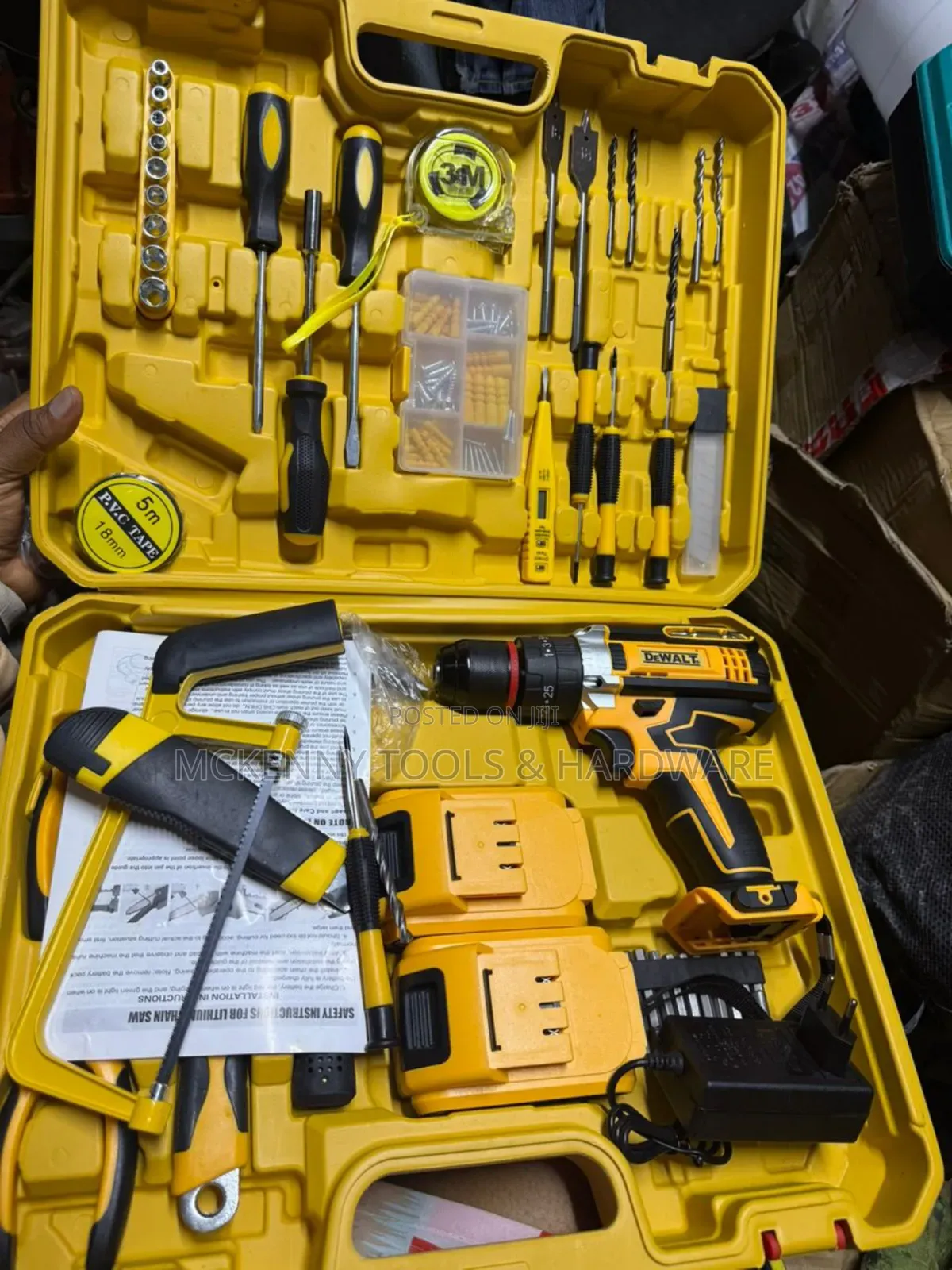 Dewalt 48v Drill With Hammer Function Complete Tool Kit