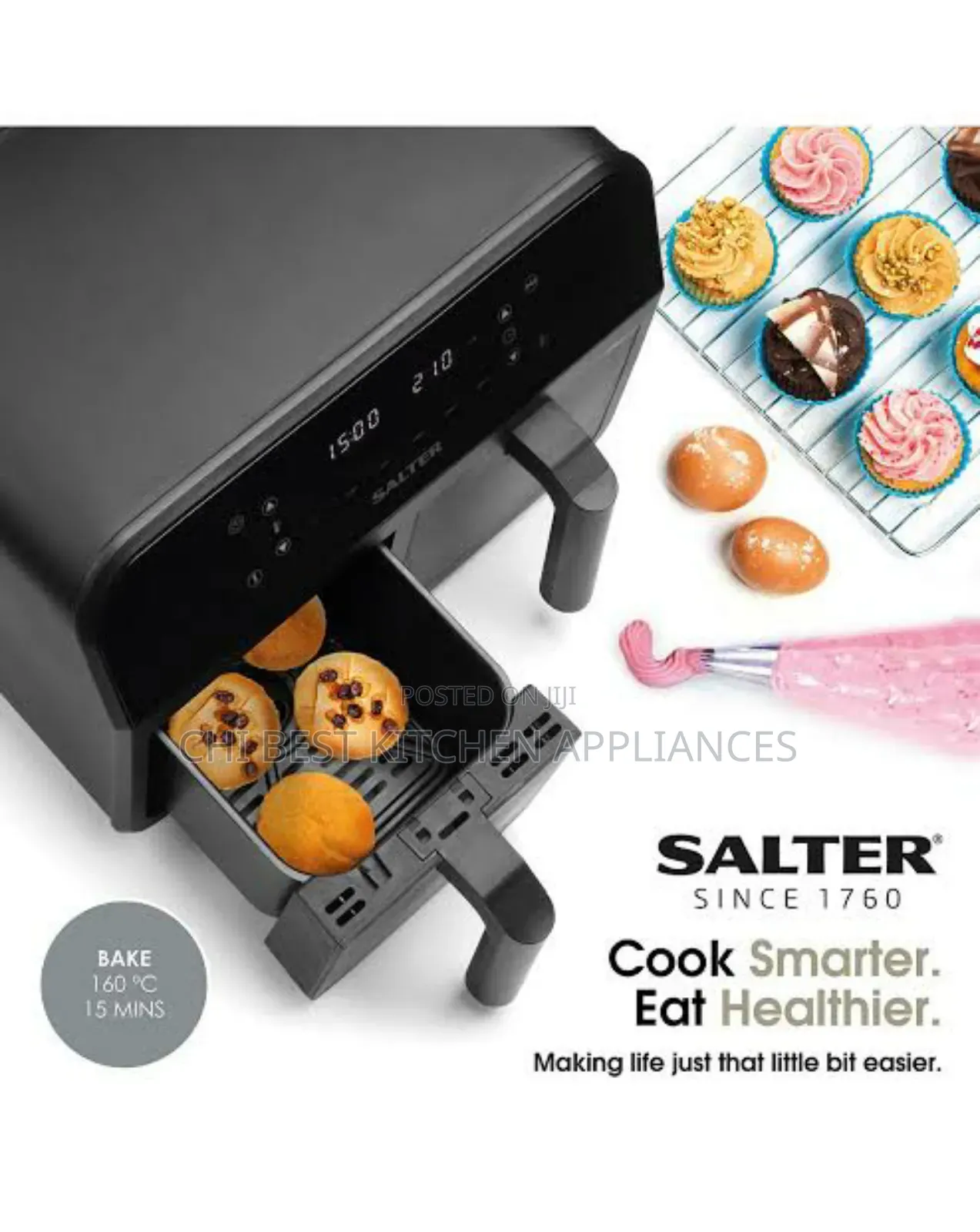 Salter 7 Litres Dual Basket Air Fryer